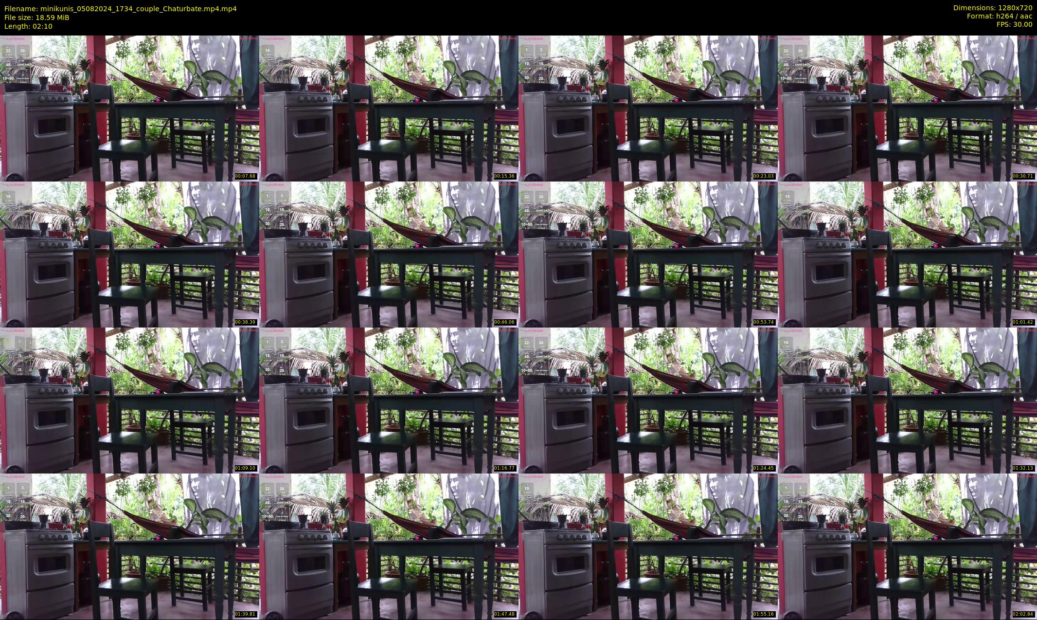 minikunis — 3 minute Chaturbate couple cam show recording, 720p, Aug 5, 2024