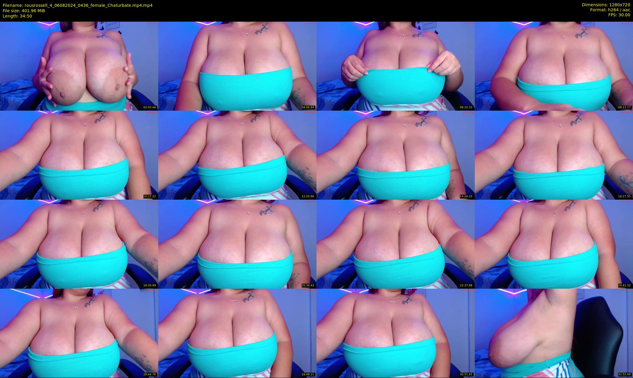rousrossell_4 — 35 minute Chaturbate female cam show recording, 720p, Aug 6, 2024