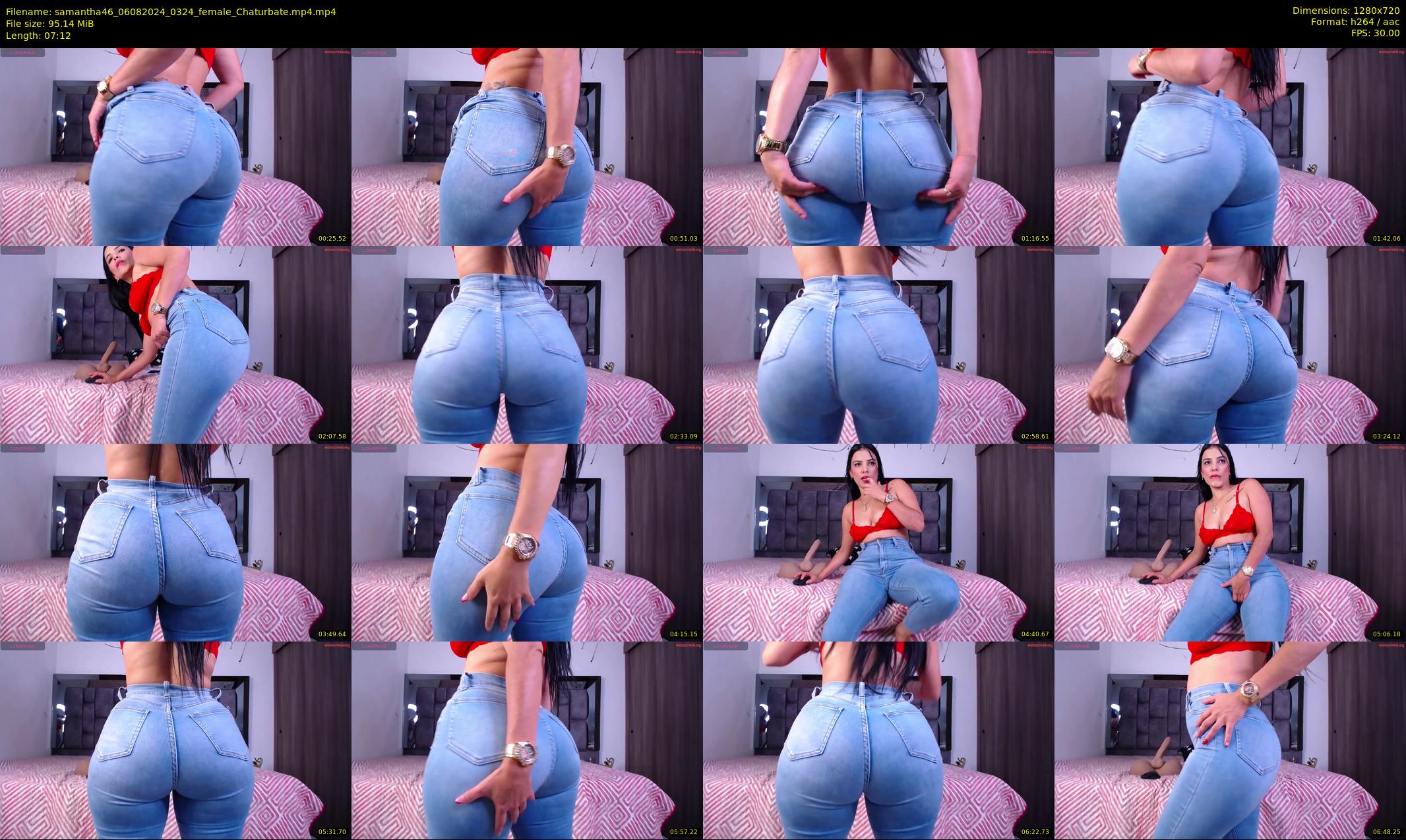samantha46 — 8 minute Chaturbate female cam show recording, 720p, Aug 6, 2024