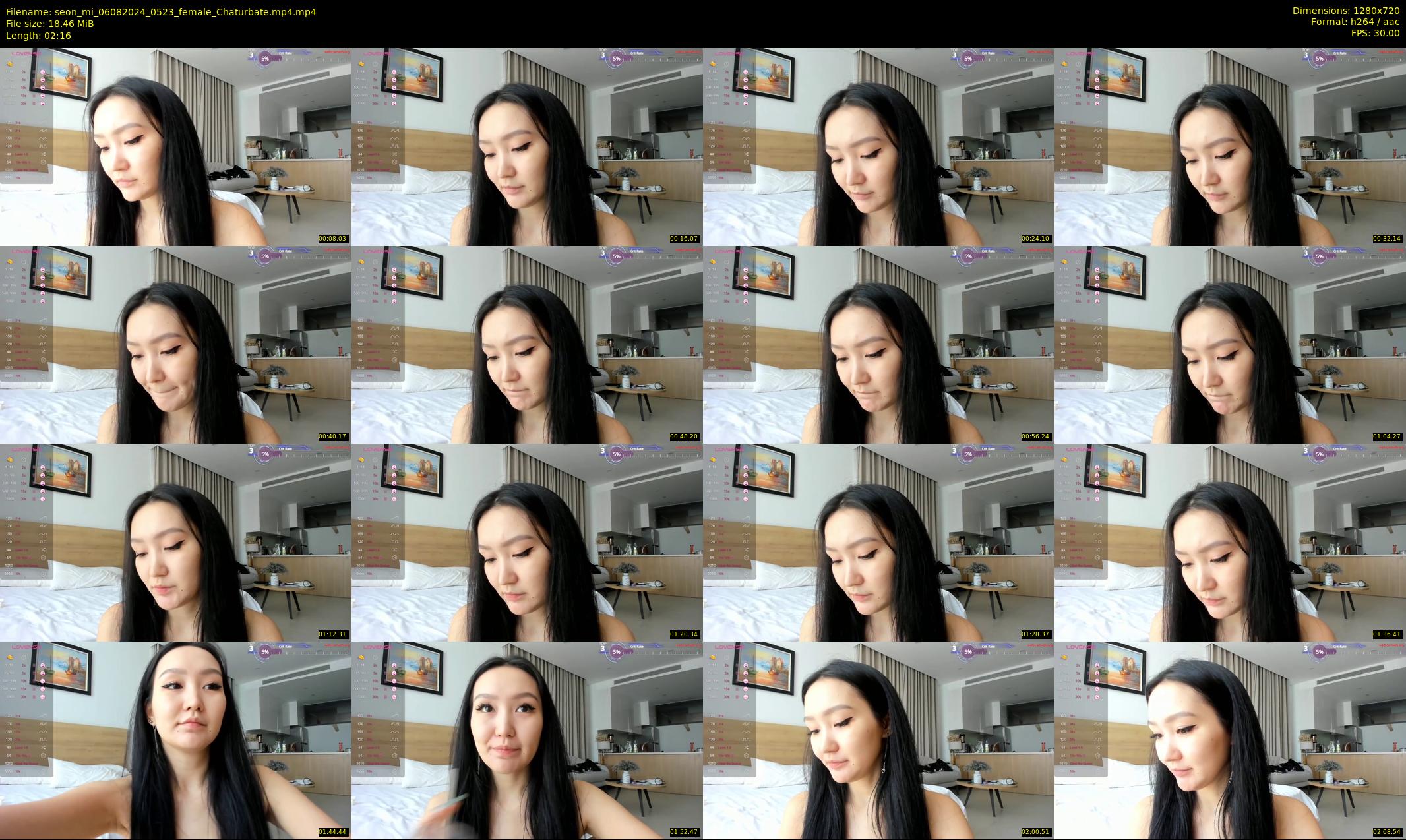 seon_mi — 3 minute Chaturbate female cam show recording, 720p, Aug 6, 2024