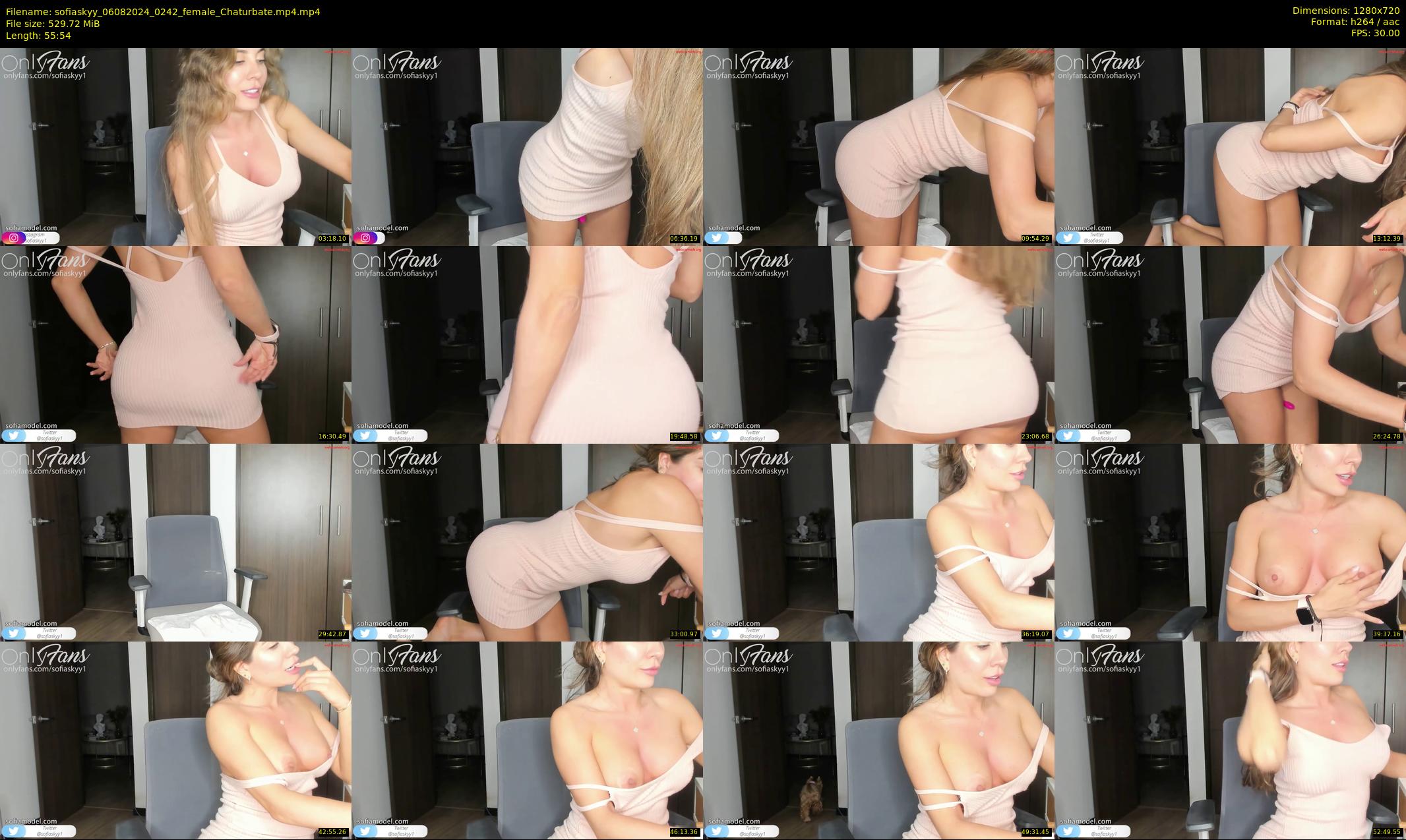 sofiaskyy — 56 minute Chaturbate female cam show recording, 720p, Aug 6, 2024