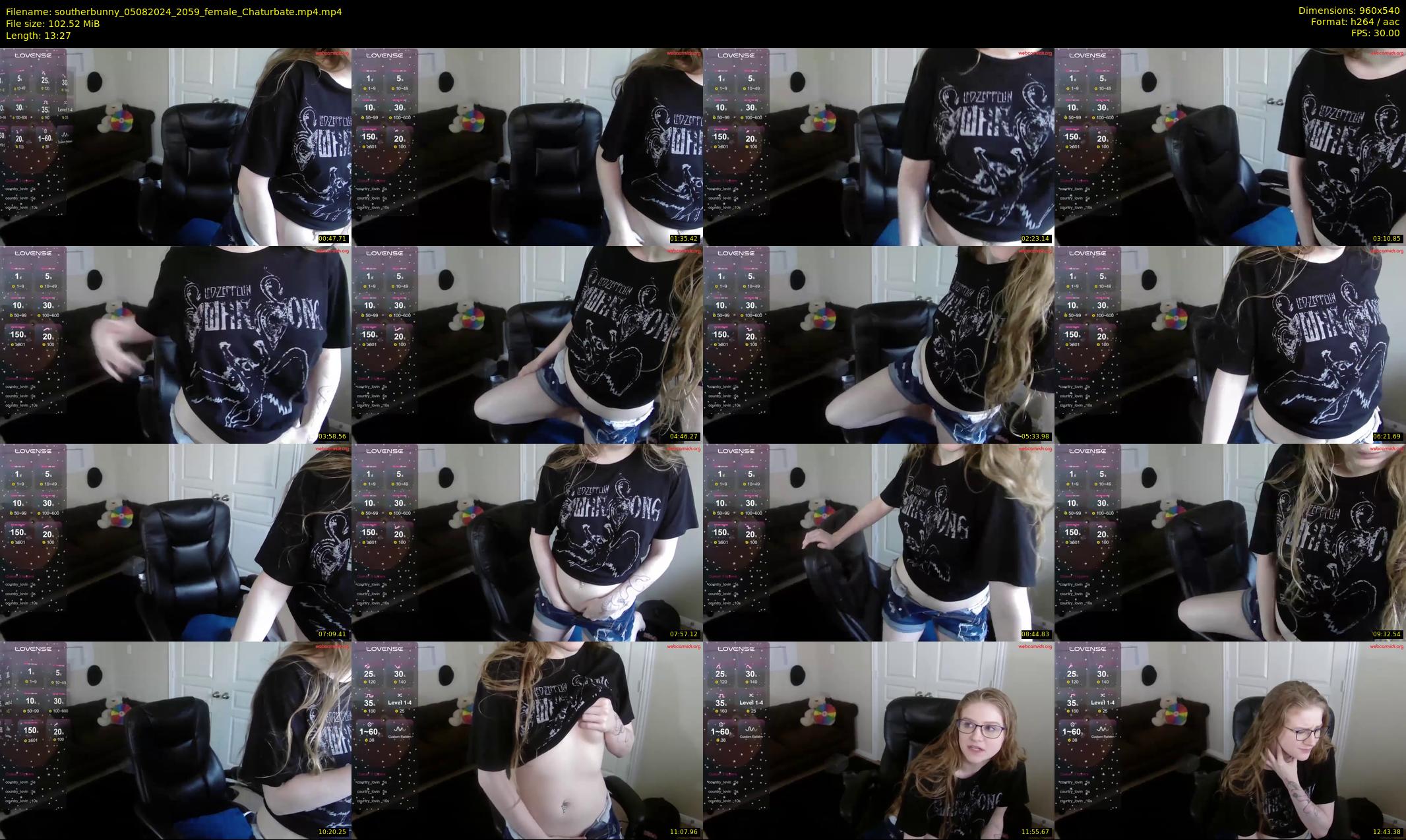 southerbunny — 14 minute Chaturbate female cam show recording, 480p, Aug 5, 2024