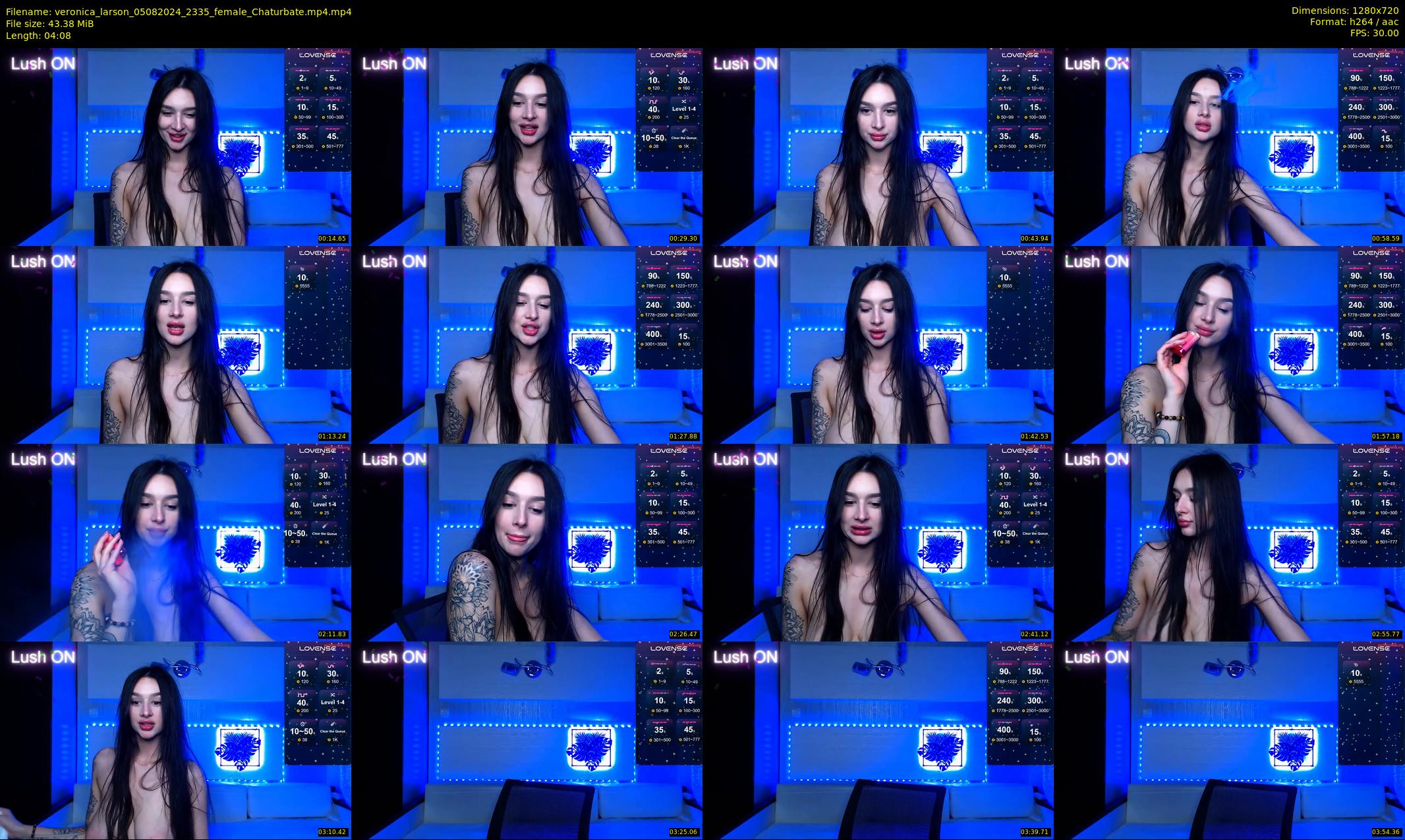 veronica_larson — 5 minute Chaturbate female cam show recording, 720p, Aug 5, 2024