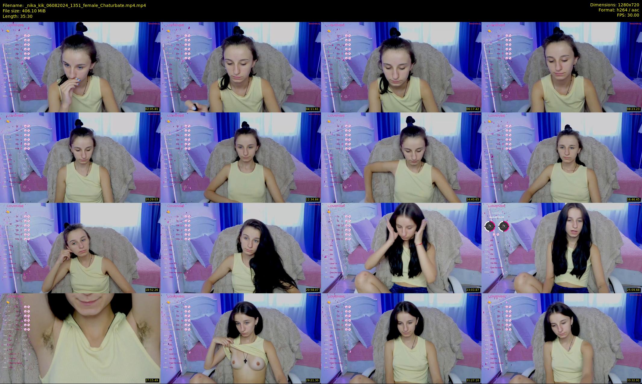 _nika_kik — 36 minute Chaturbate female cam show recording, 720p, Aug 6, 2024