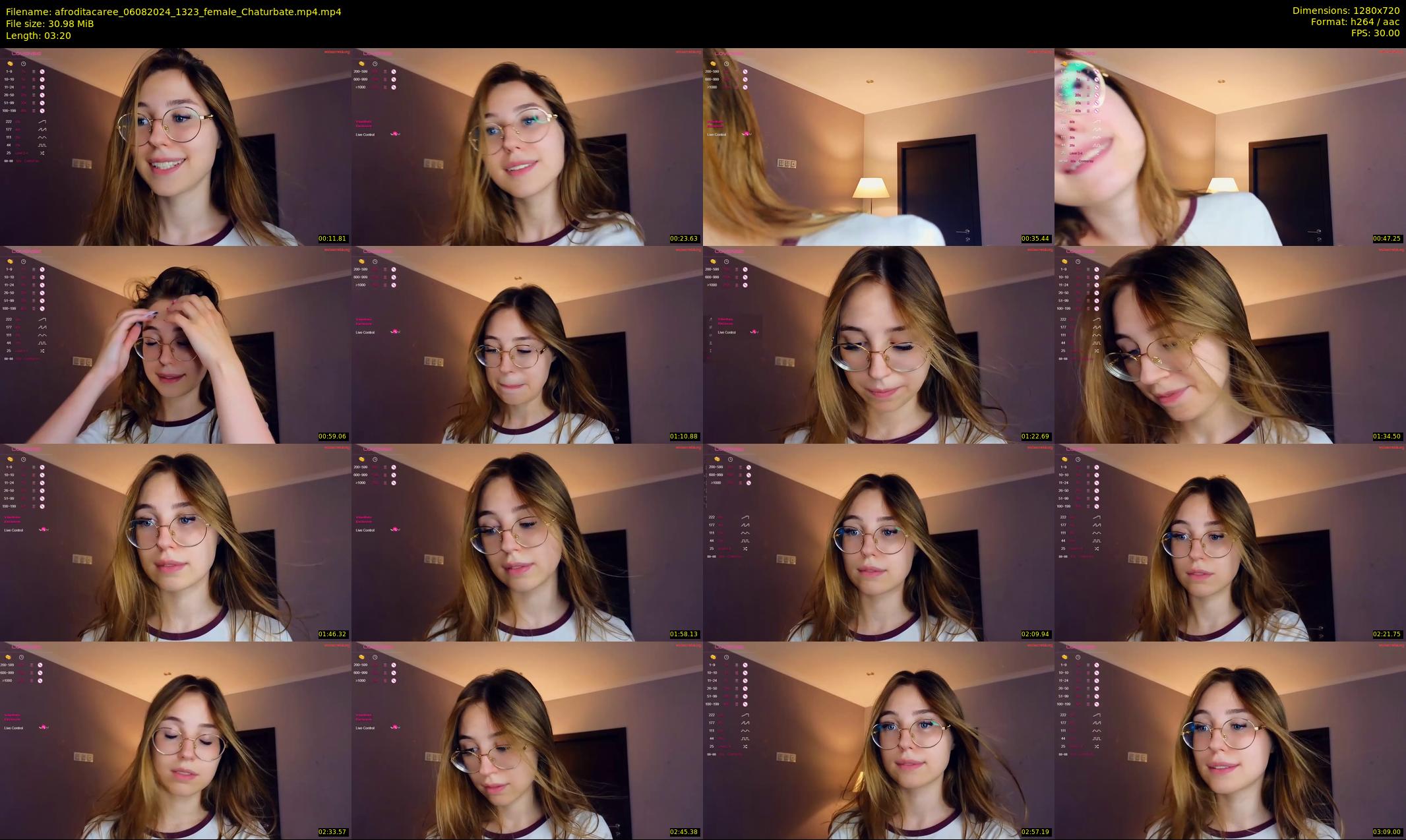 afroditacaree — 4 minute Chaturbate female cam show recording, 720p, Aug 6, 2024