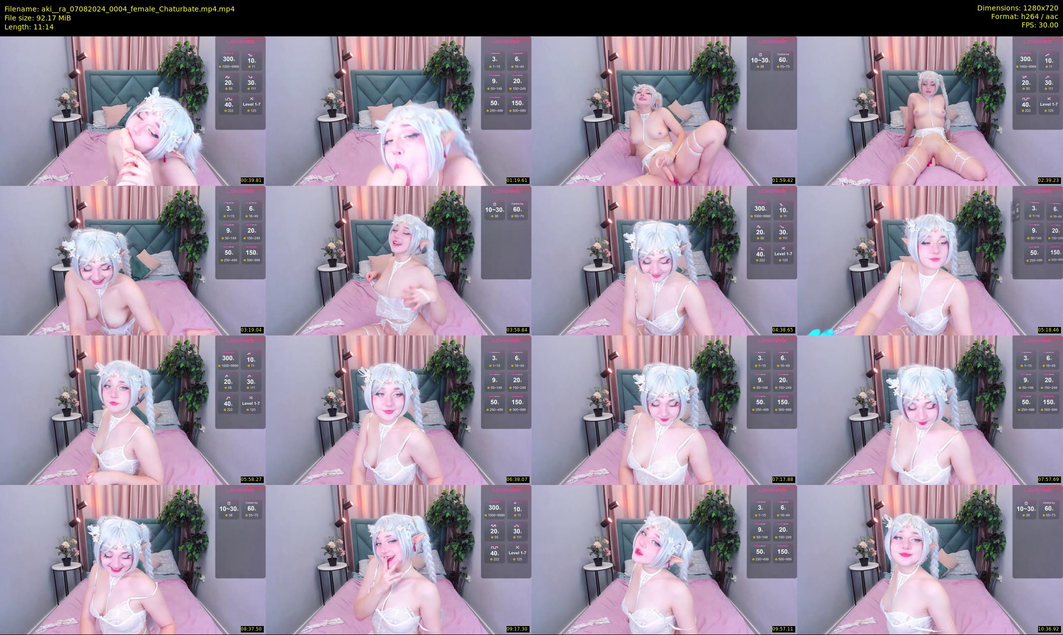 aki__ra — 12 minute Chaturbate female cam show recording, 720p, Aug 7, 2024