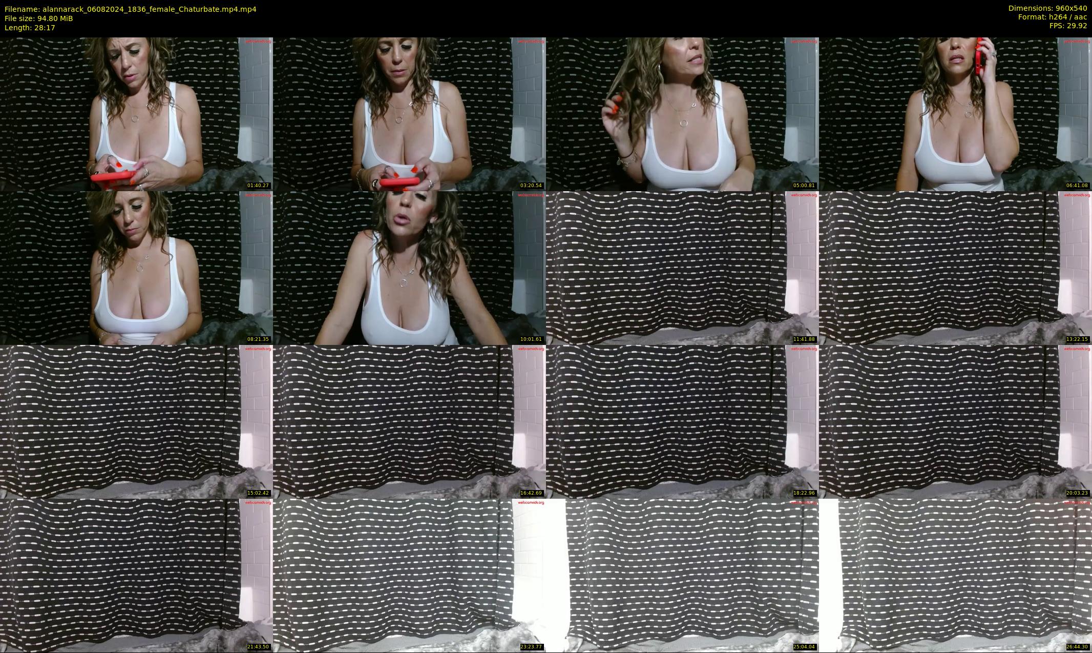 alannarack — 29 minute Chaturbate female cam show recording, 480p, Aug 6, 2024