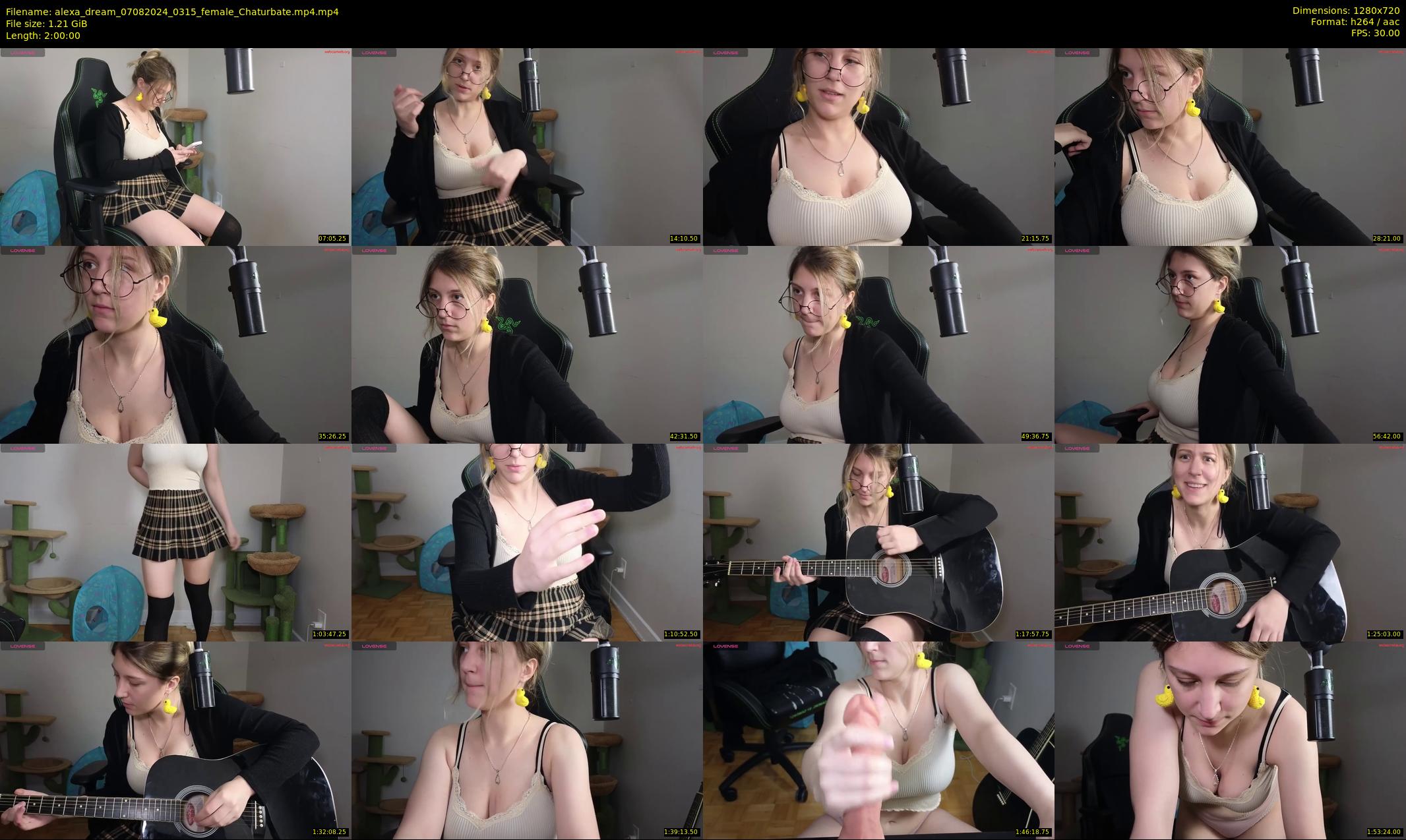 alexa_dream — 120 minute Chaturbate female cam show recording, 720p, Aug 7, 2024