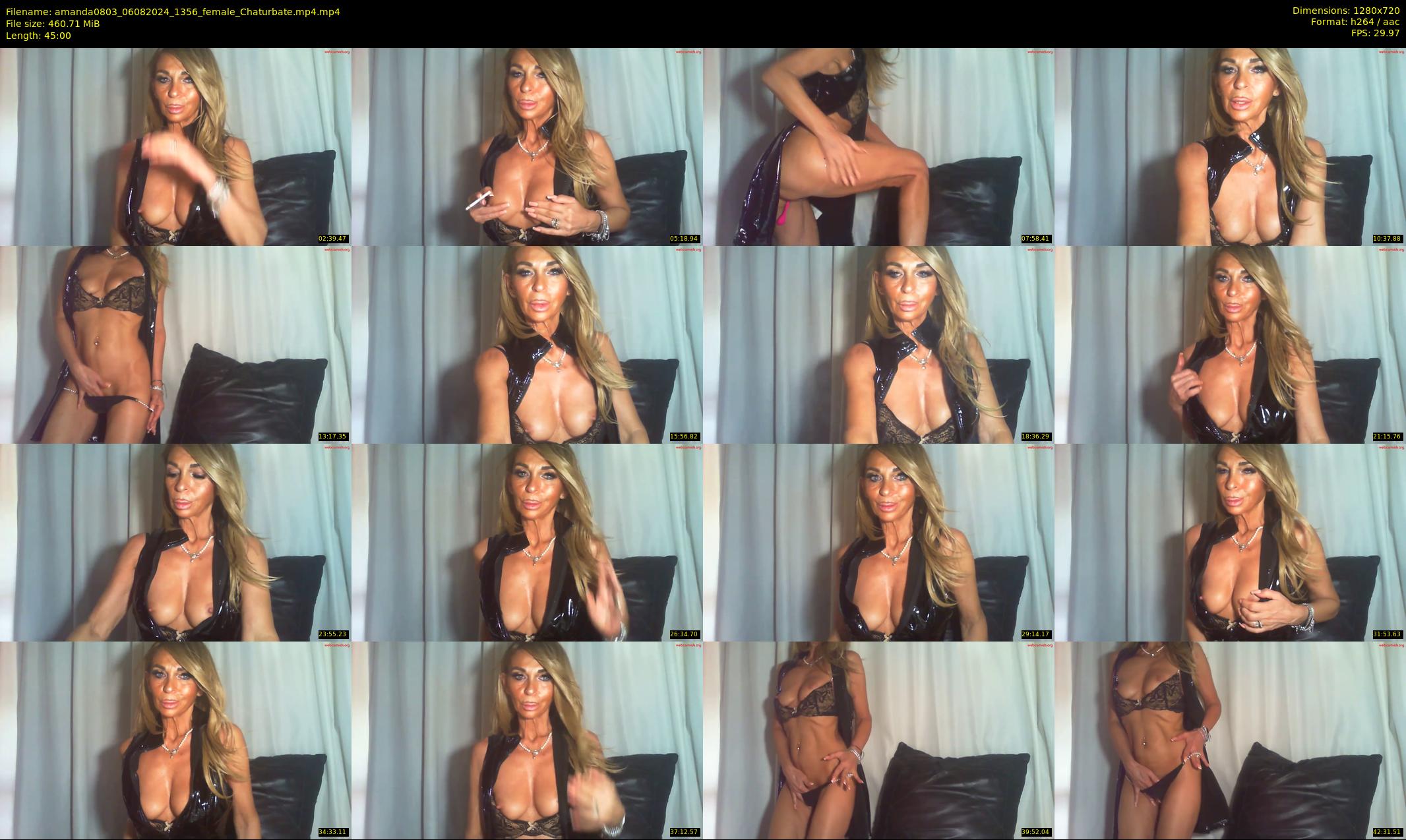amanda0803 — 45 minute Chaturbate female cam show recording, 720p, Aug 6, 2024