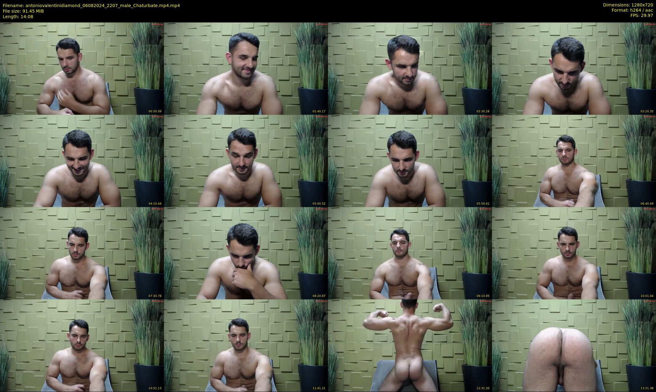antoniovalentinidiamond — 15 minute Chaturbate male cam show recording, 720p, Aug 6, 2024
