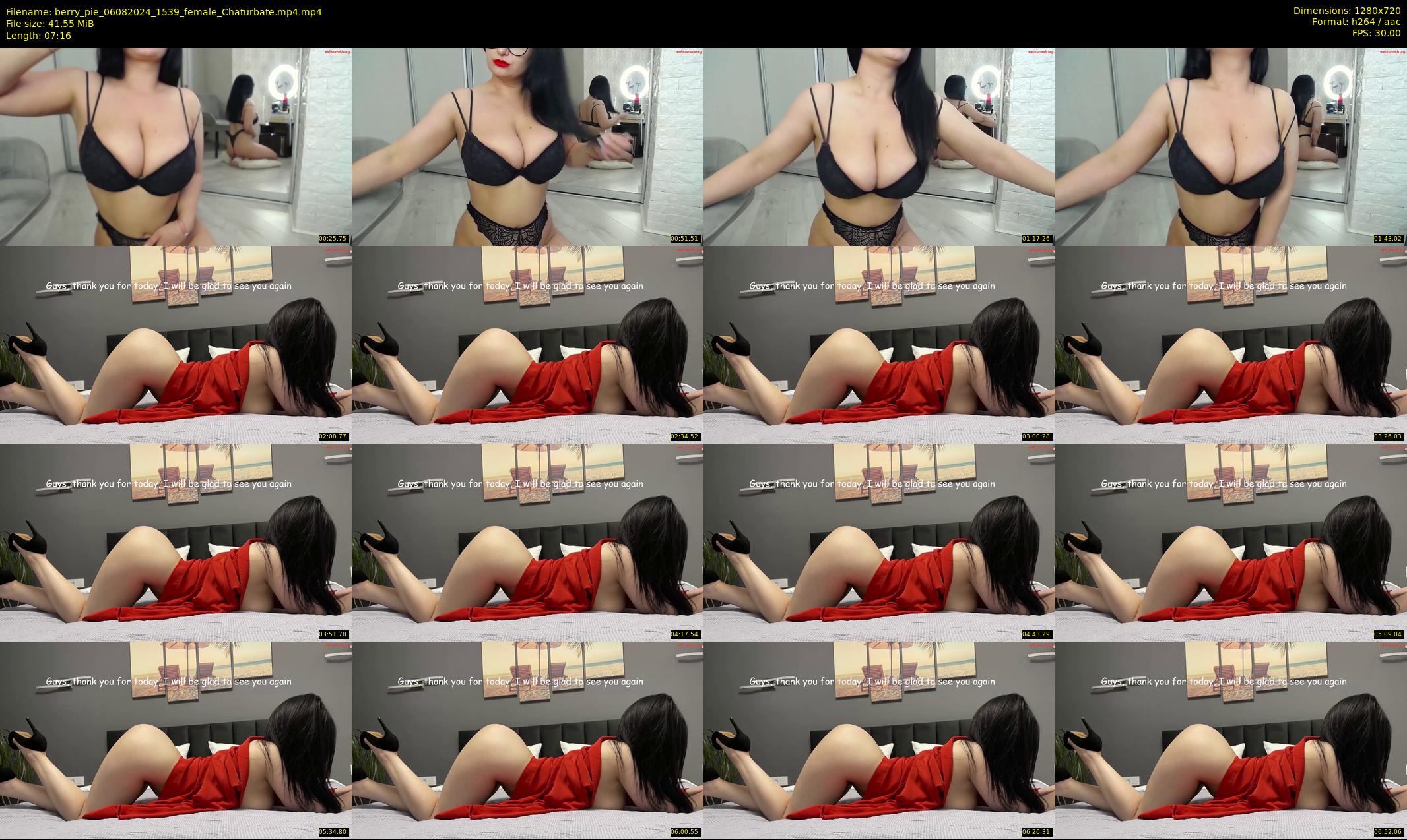 berry_pie — 8 minute Chaturbate female cam show recording, 720p, Aug 6, 2024