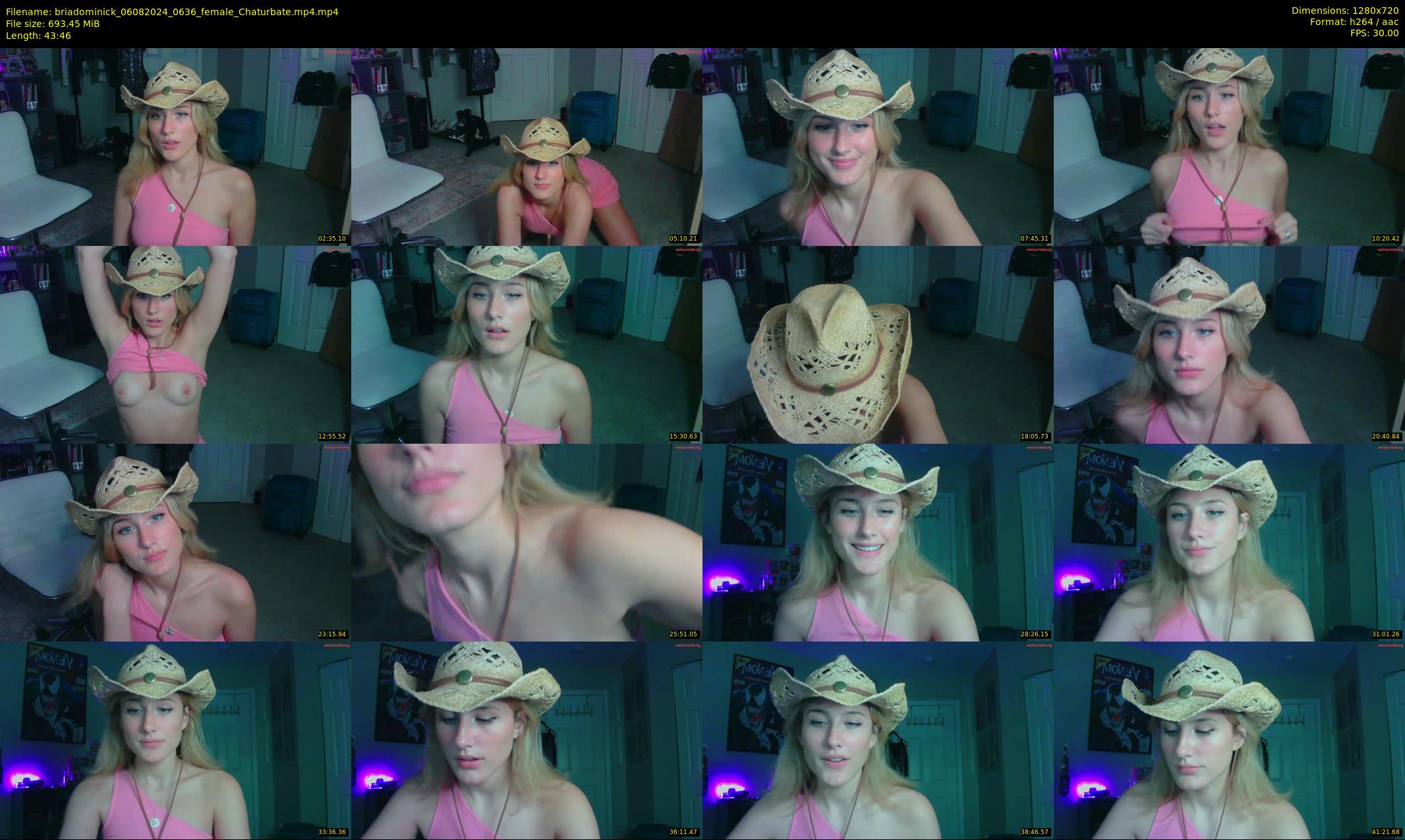 briadominick — 44 minute Chaturbate couple cam show recording, 720p, Aug 6, 2024