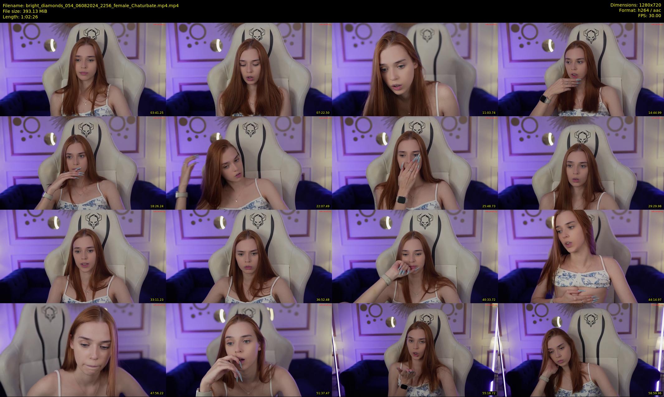 bright_diamonds_054 — 63 minute Chaturbate couple cam show recording, 720p, Aug 6, 2024