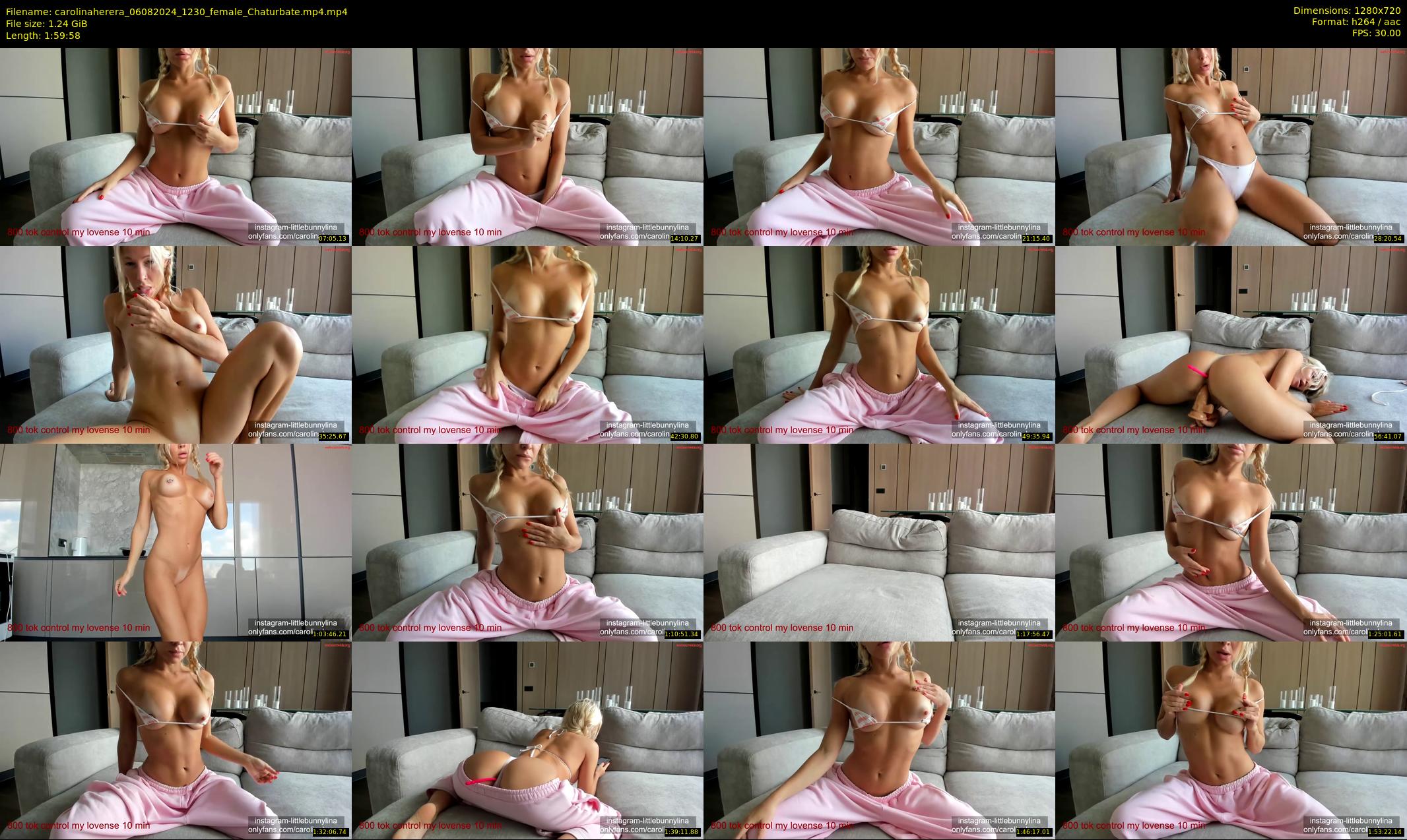 carolinaherera — 120 minute Chaturbate female cam show recording, 720p, Aug 6, 2024