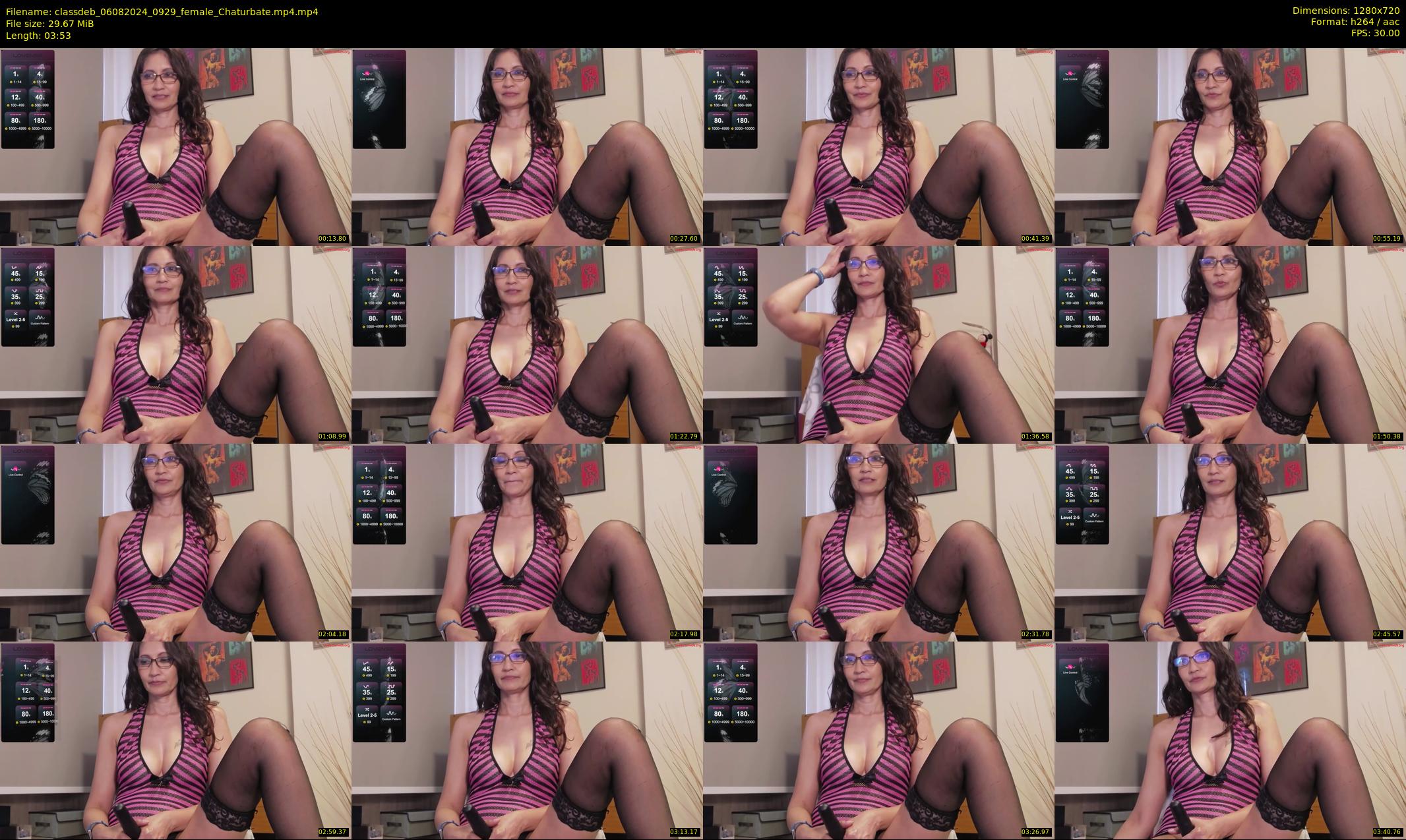 classdeb — 4 minute Chaturbate female cam show recording, 720p, Aug 6, 2024