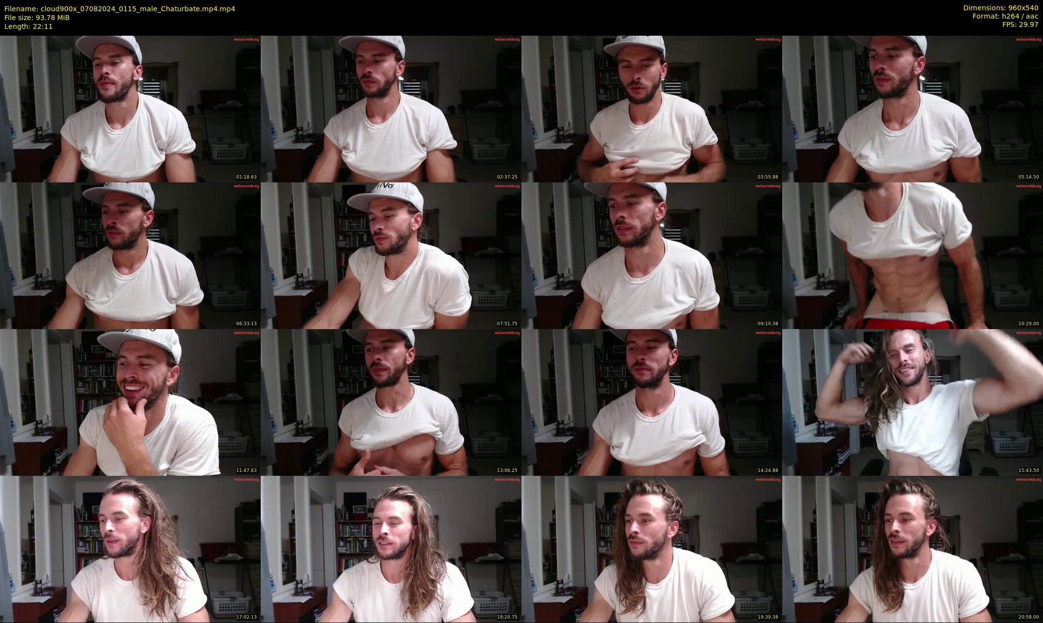 cloud900x — 23 minute Chaturbate male cam show recording, 480p, Aug 7, 2024