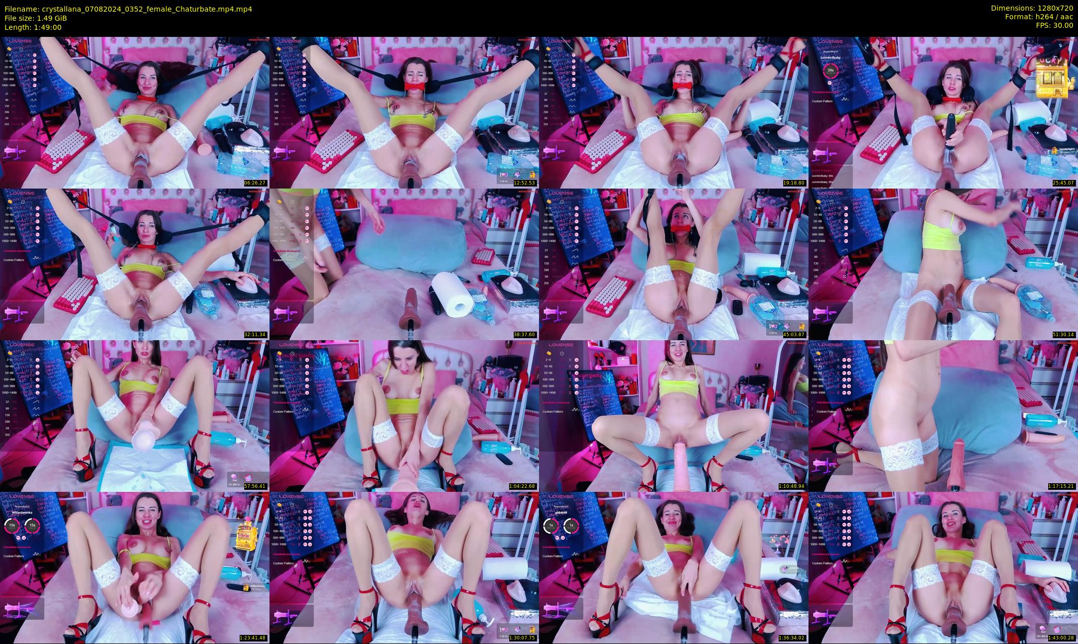 crystallana — 109 minute Chaturbate female cam show recording, 720p, Aug 7, 2024