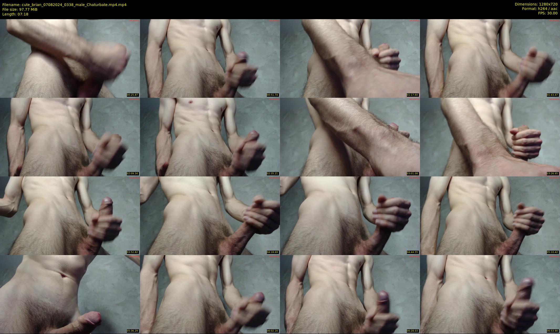 cute_brian — 8 minute Chaturbate male cam show recording, 720p, Aug 7, 2024