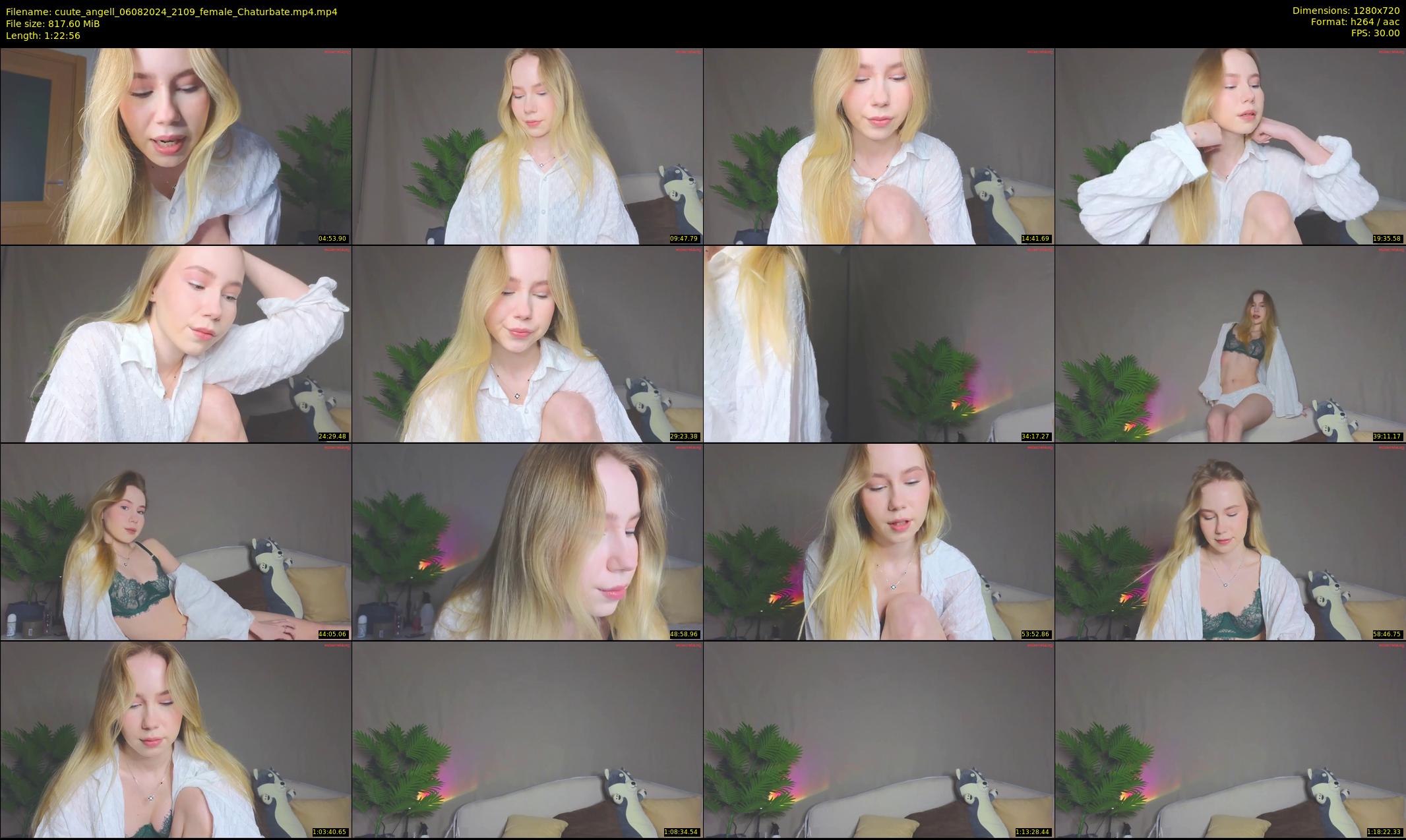 cuute_angell — 83 minute Chaturbate female cam show recording, 720p, Aug 6, 2024