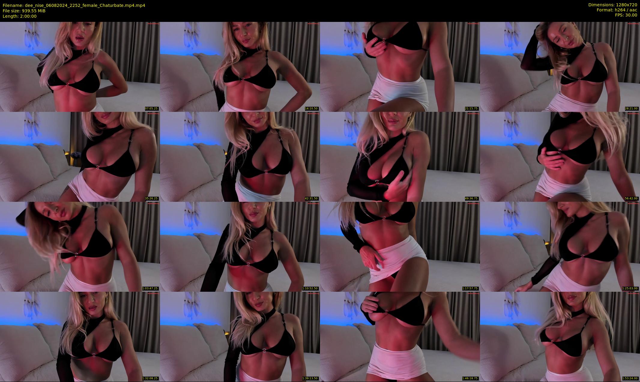 dee_nise — 120 minute Chaturbate female cam show recording, 720p, Aug 6, 2024