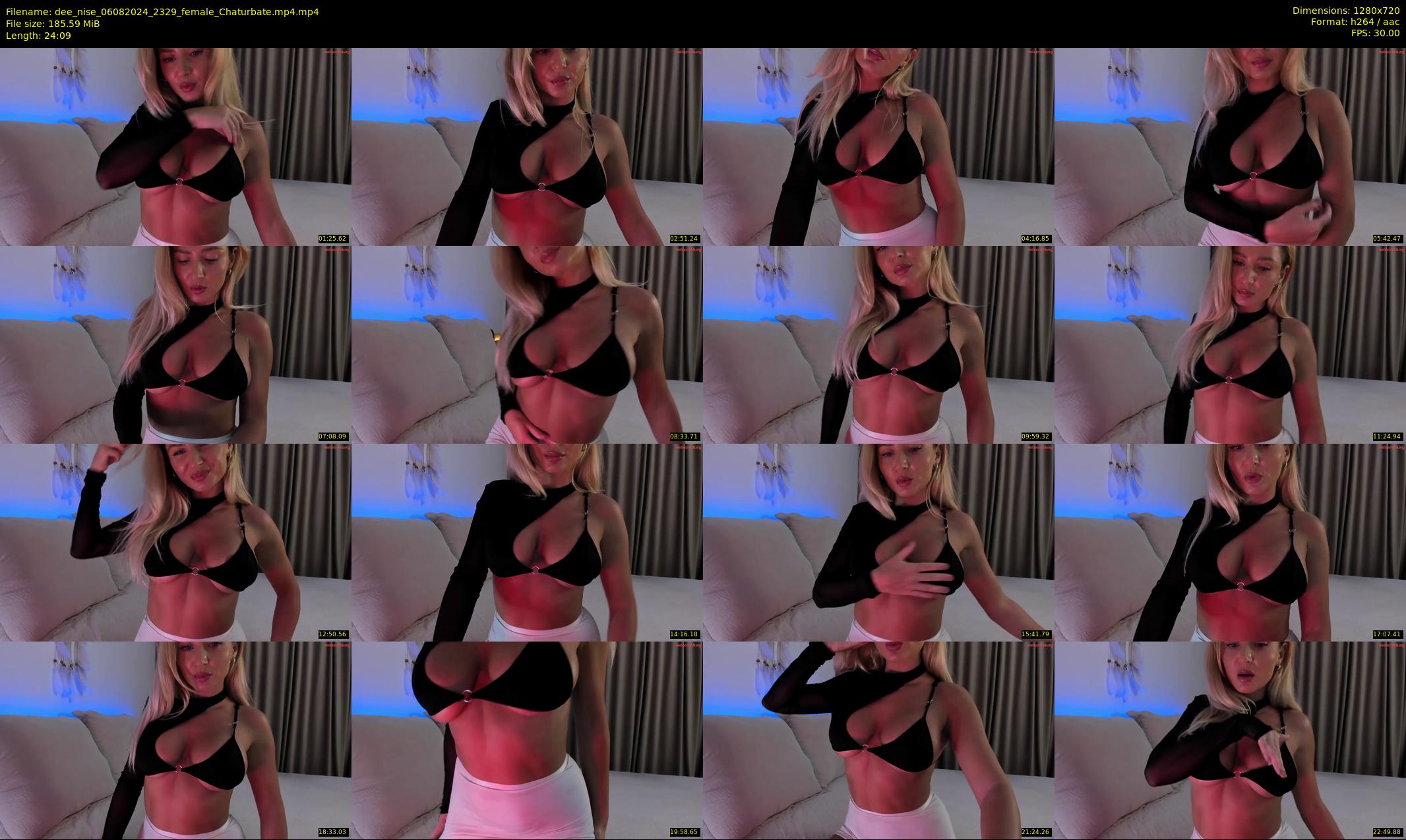 dee_nise — 25 minute Chaturbate female cam show recording, 720p, Aug 6, 2024