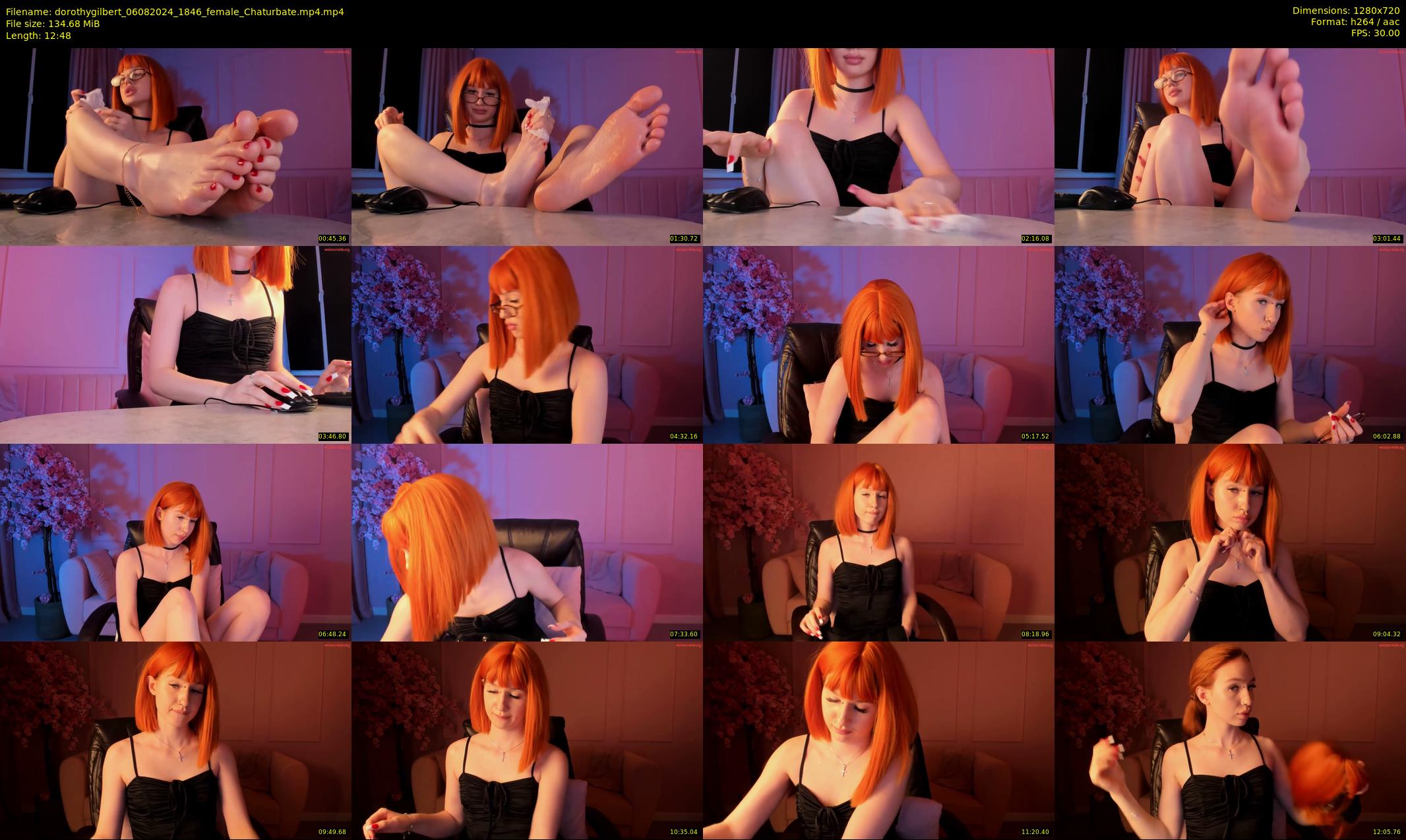 dorothygilbert — 13 minute Chaturbate female cam show recording, 720p, Aug 6, 2024