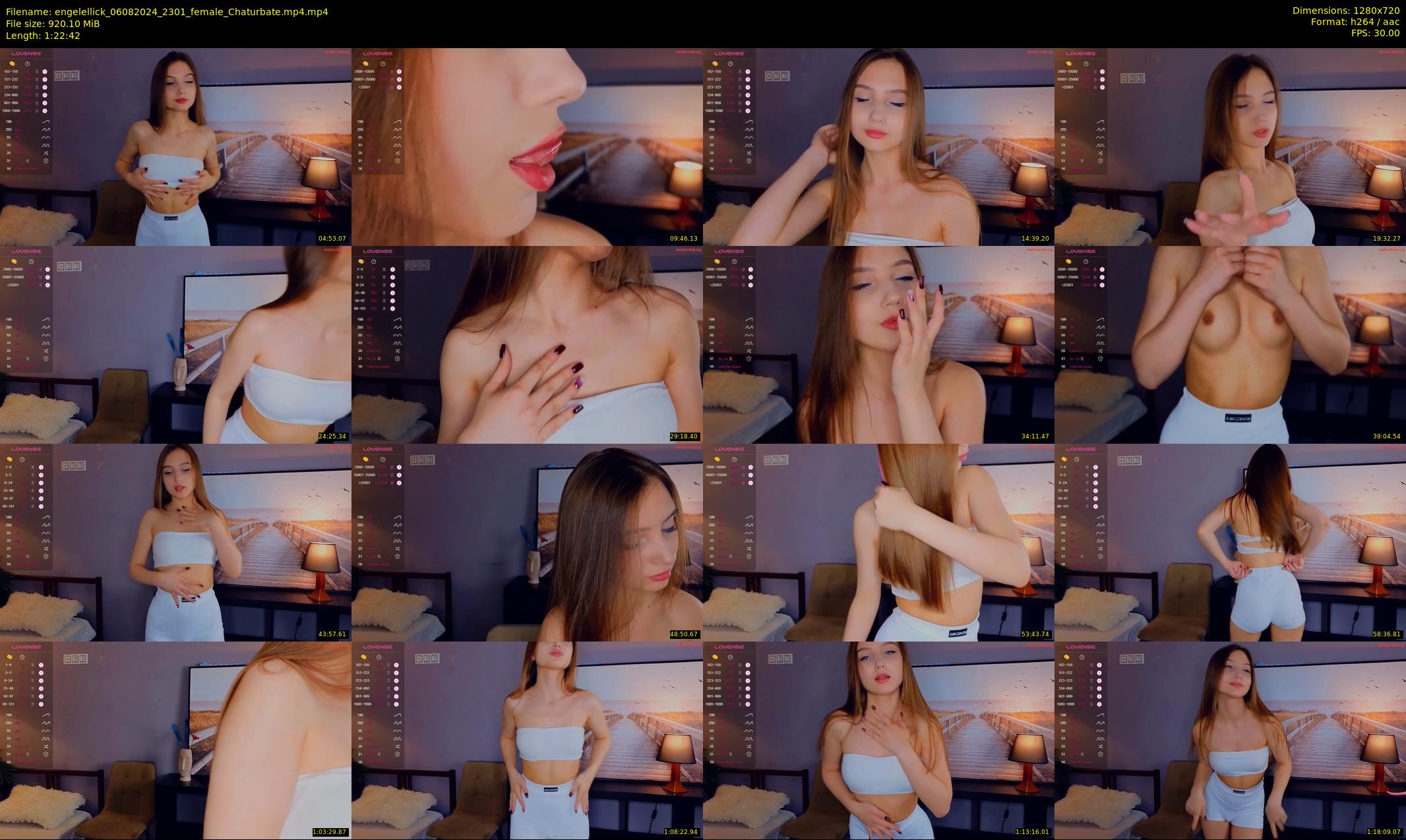 engelellick — 83 minute Chaturbate female cam show recording, 720p, Aug 6, 2024