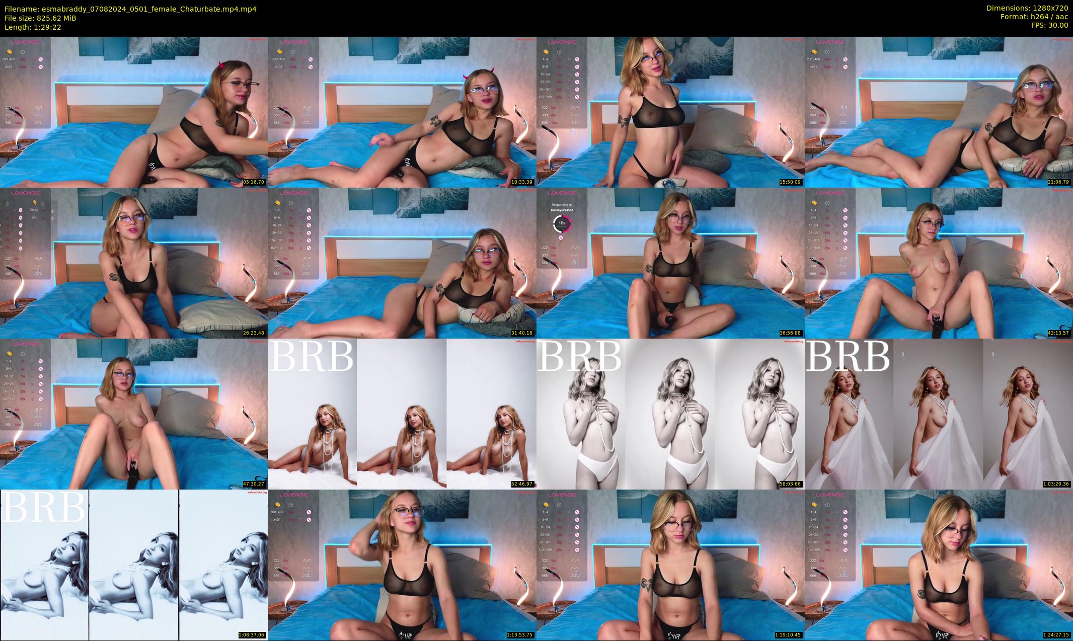 esmabraddy — 90 minute Chaturbate female cam show recording, 720p, Aug 7, 2024