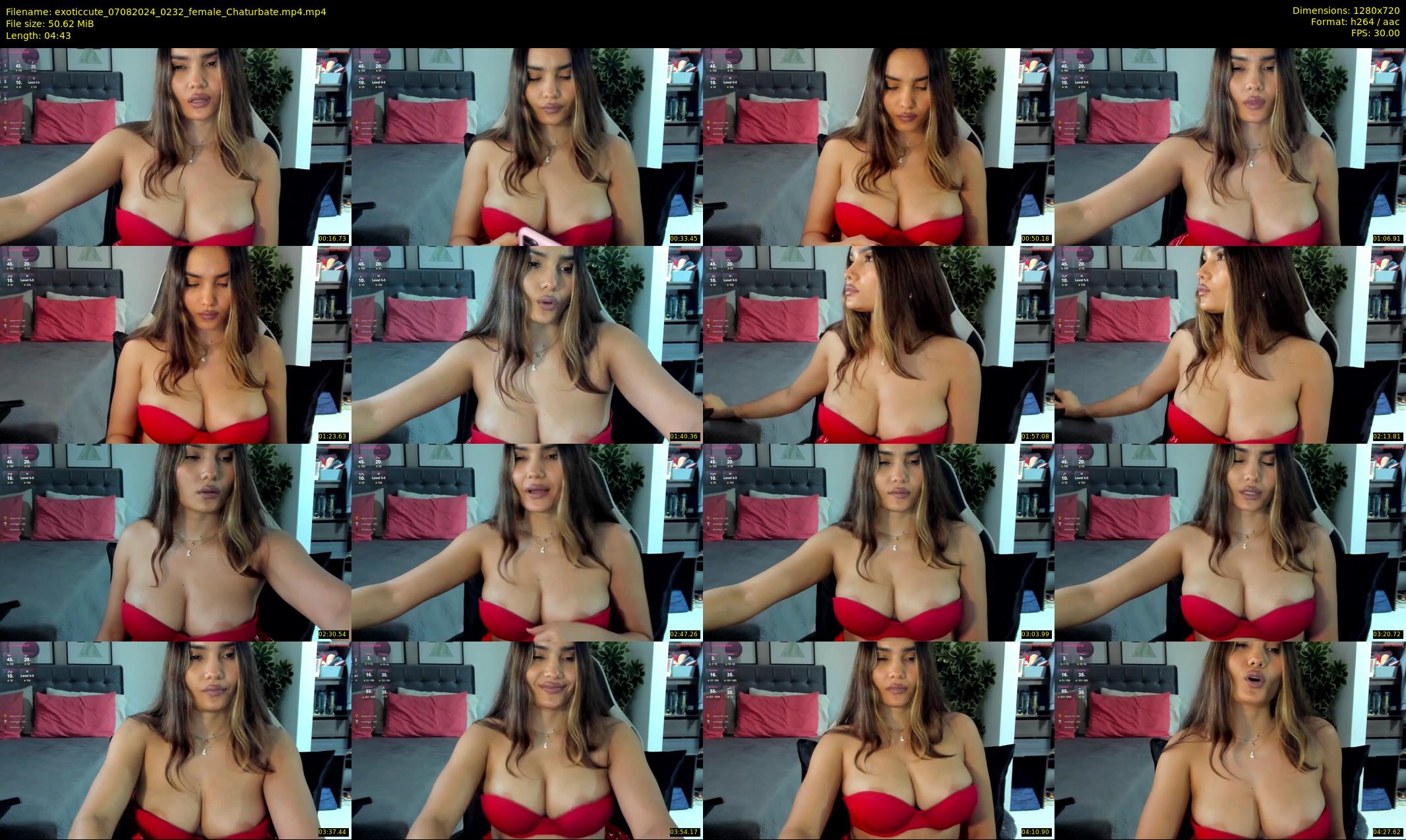 exoticcute — 5 minute Chaturbate female cam show recording, 720p, Aug 7, 2024