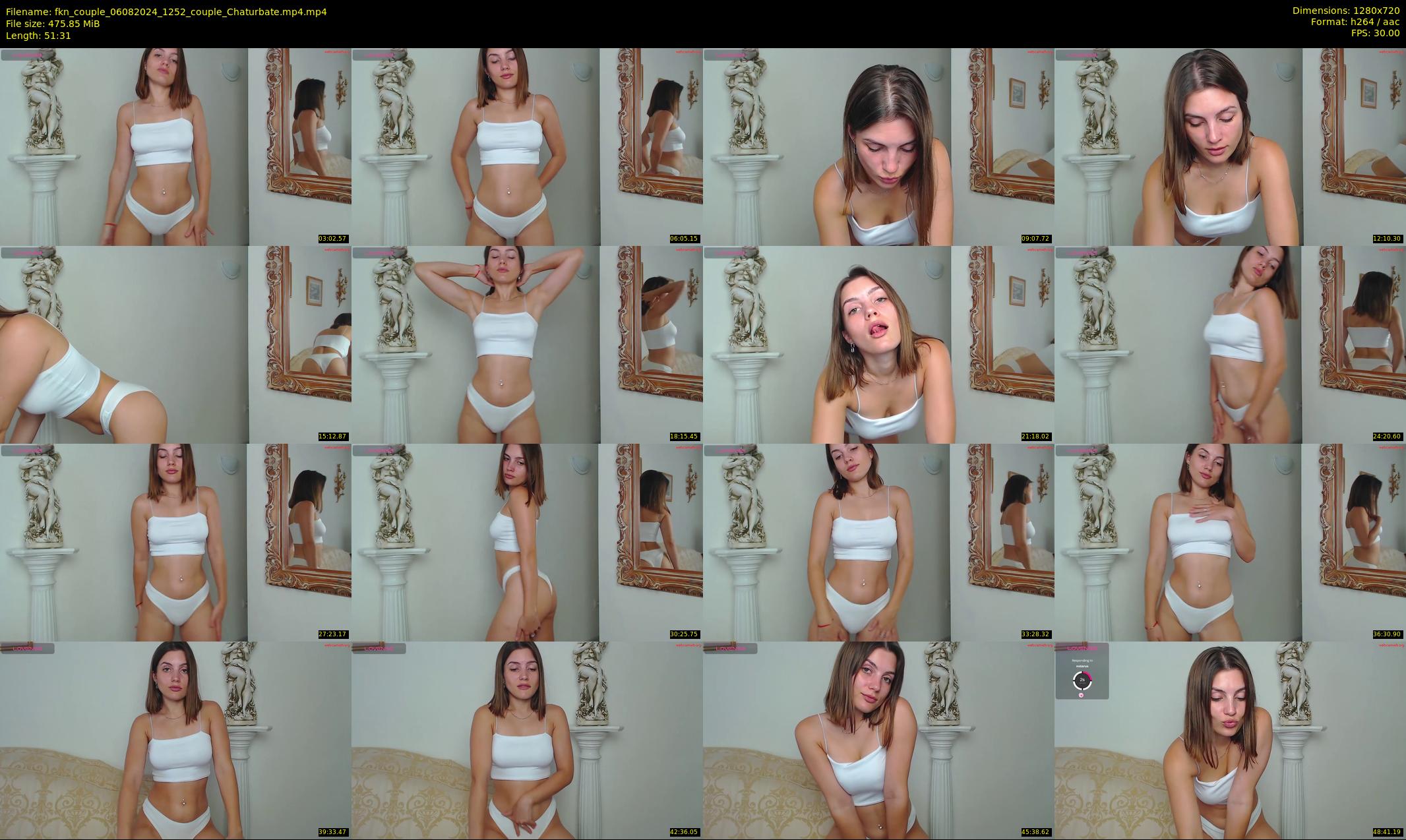 fkn_couple — 52 minute Chaturbate couple cam show recording, 720p, Aug 6, 2024