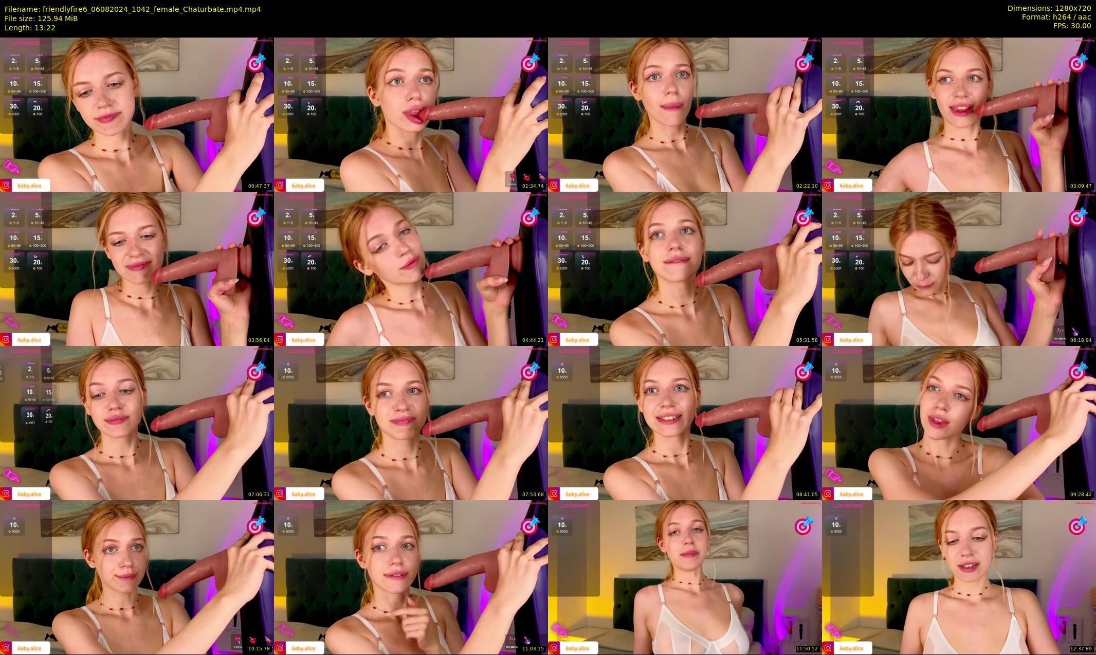 friendlyfire6 — 14 minute Chaturbate female cam show recording, 720p, Aug 6, 2024
