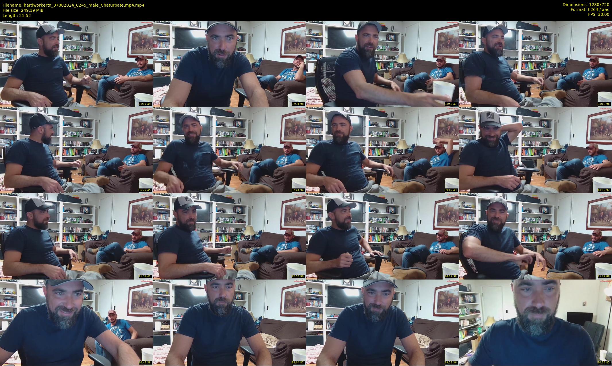 hardworkertn — 22 minute Chaturbate male cam show recording, 720p, Aug 7, 2024