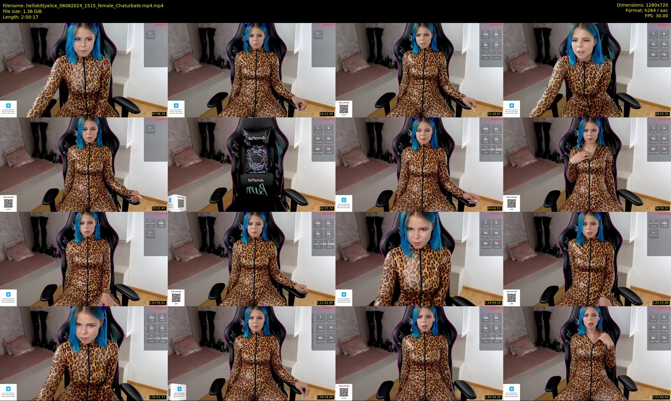 hellokittyalice — 121 minute Chaturbate female cam show recording, 720p, Aug 6, 2024