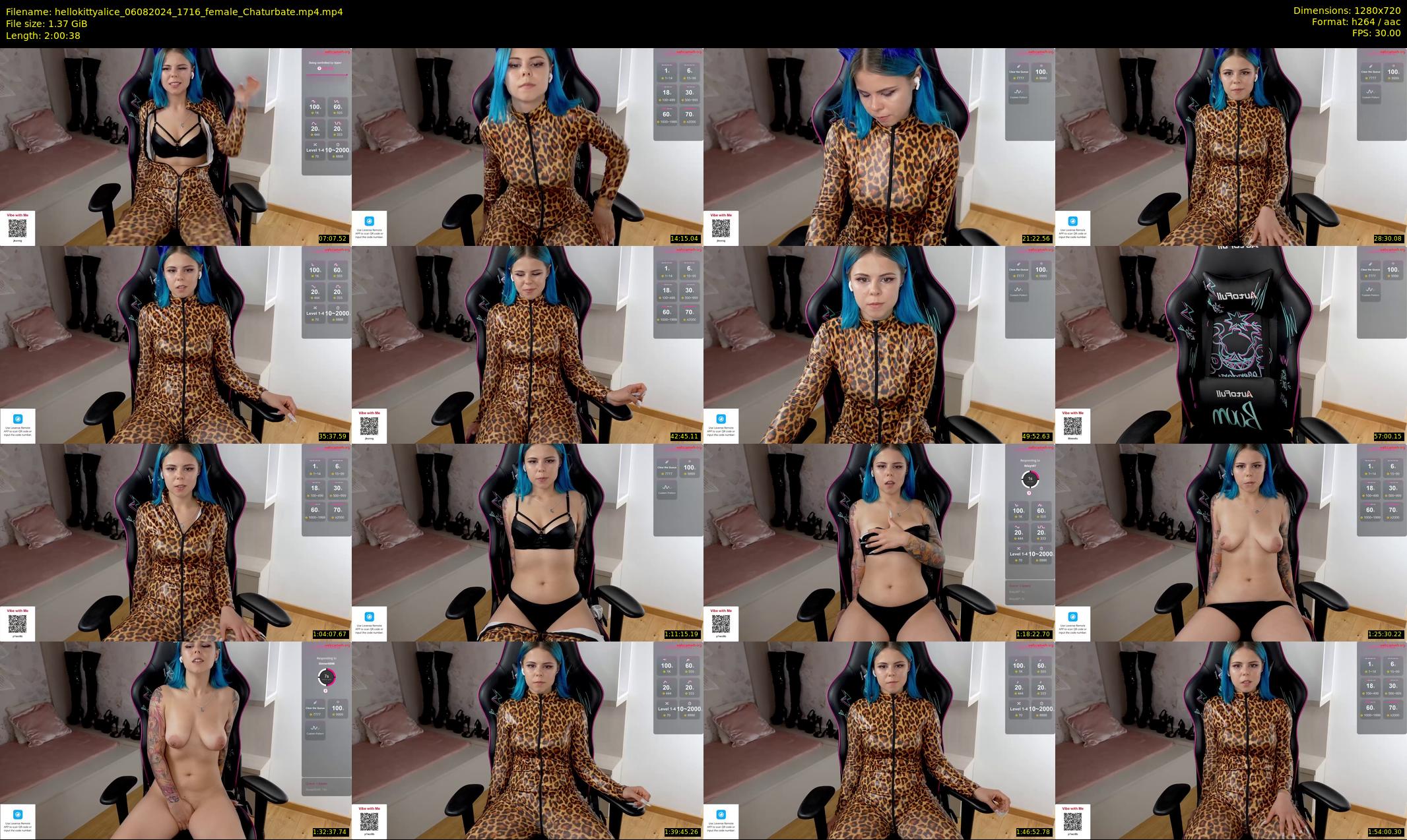 hellokittyalice — 121 minute Chaturbate female cam show recording, 720p, Aug 6, 2024