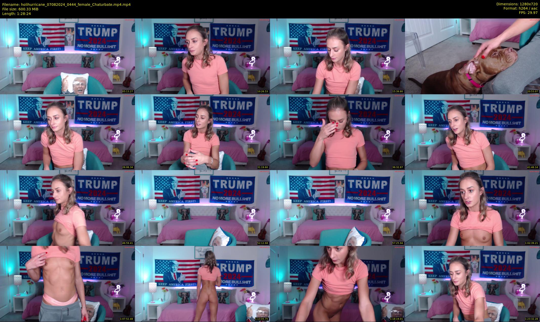 holihurricane — 89 minute Chaturbate female cam show recording, 720p, Aug 7, 2024