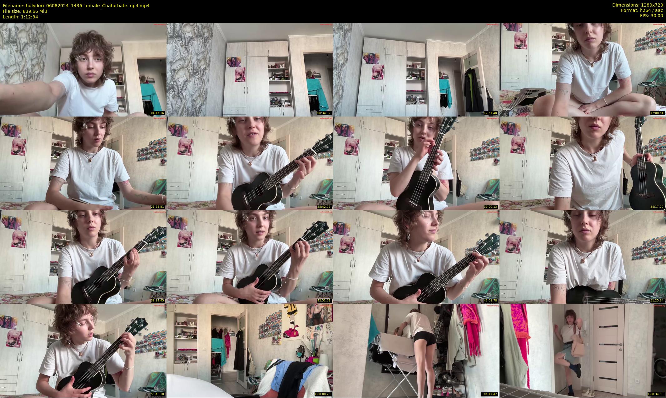 holydori — 73 minute Chaturbate female cam show recording, 720p, Aug 6, 2024