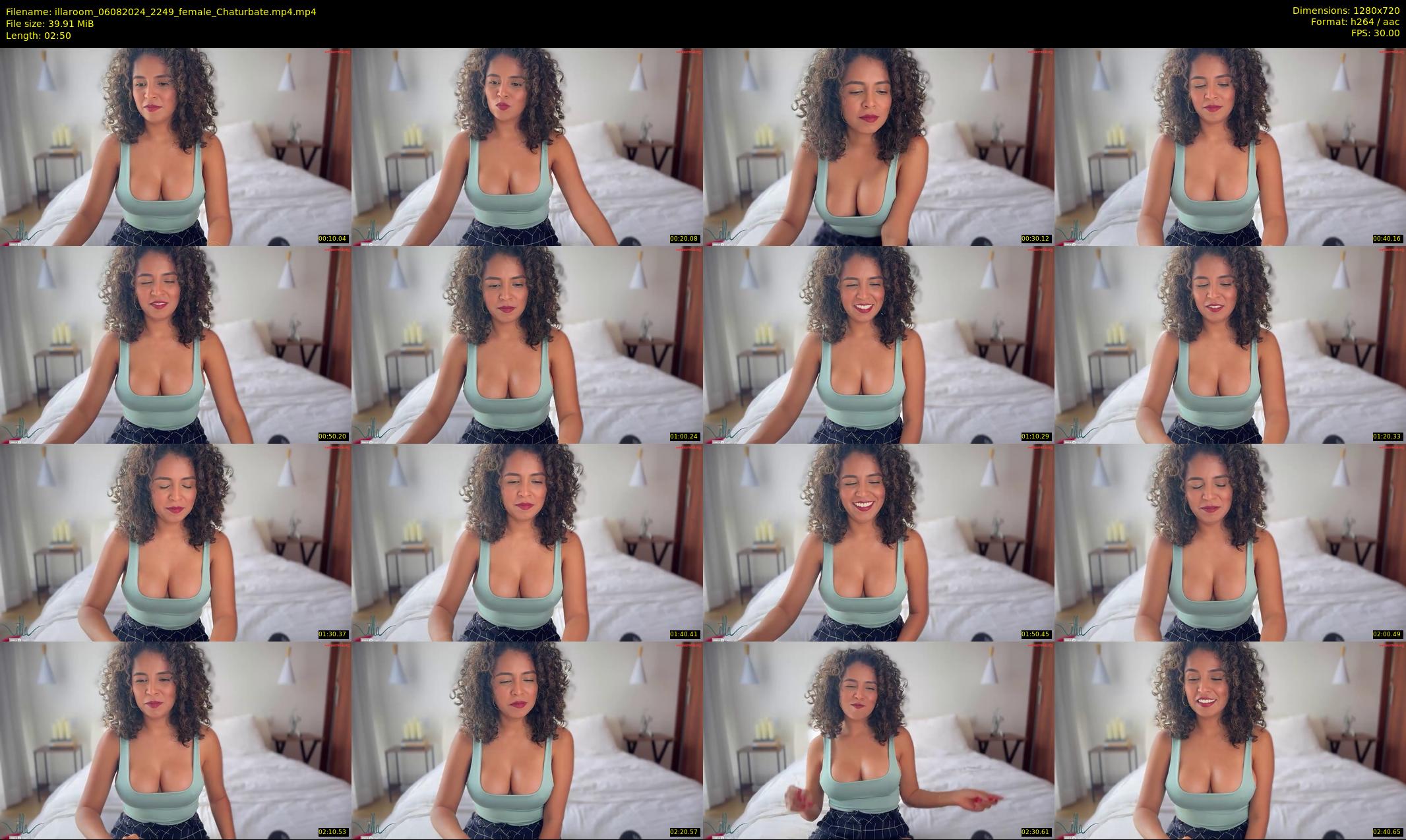 illaroom — 3 minute Chaturbate female cam show recording, 720p, Aug 6, 2024