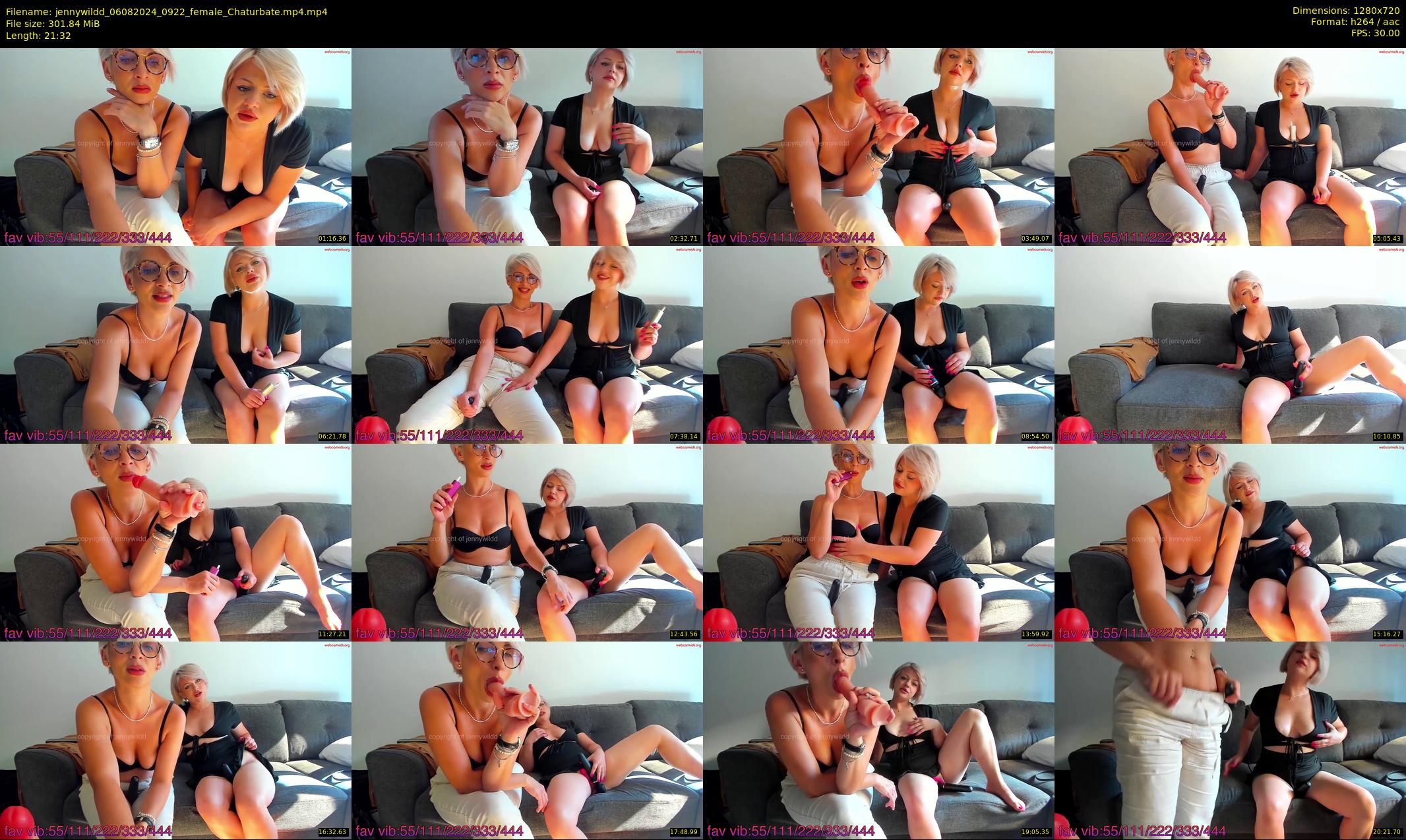 jennywildd — 22 minute Chaturbate female cam show recording, 720p, Aug 6, 2024