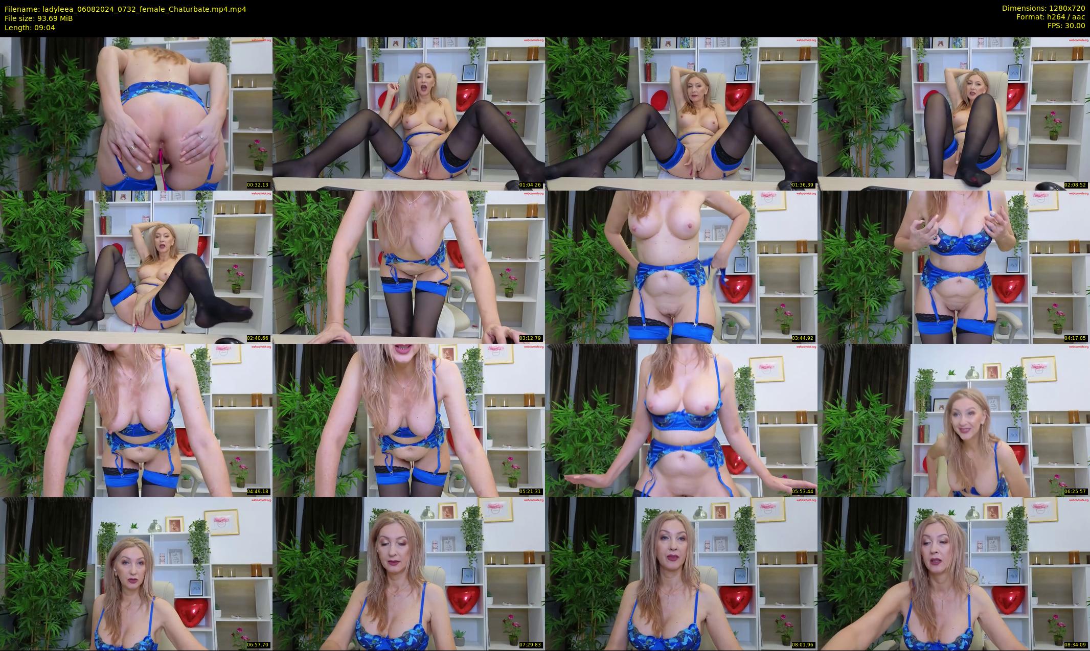ladyleea — 10 minute Chaturbate female cam show recording, 720p, Aug 6, 2024