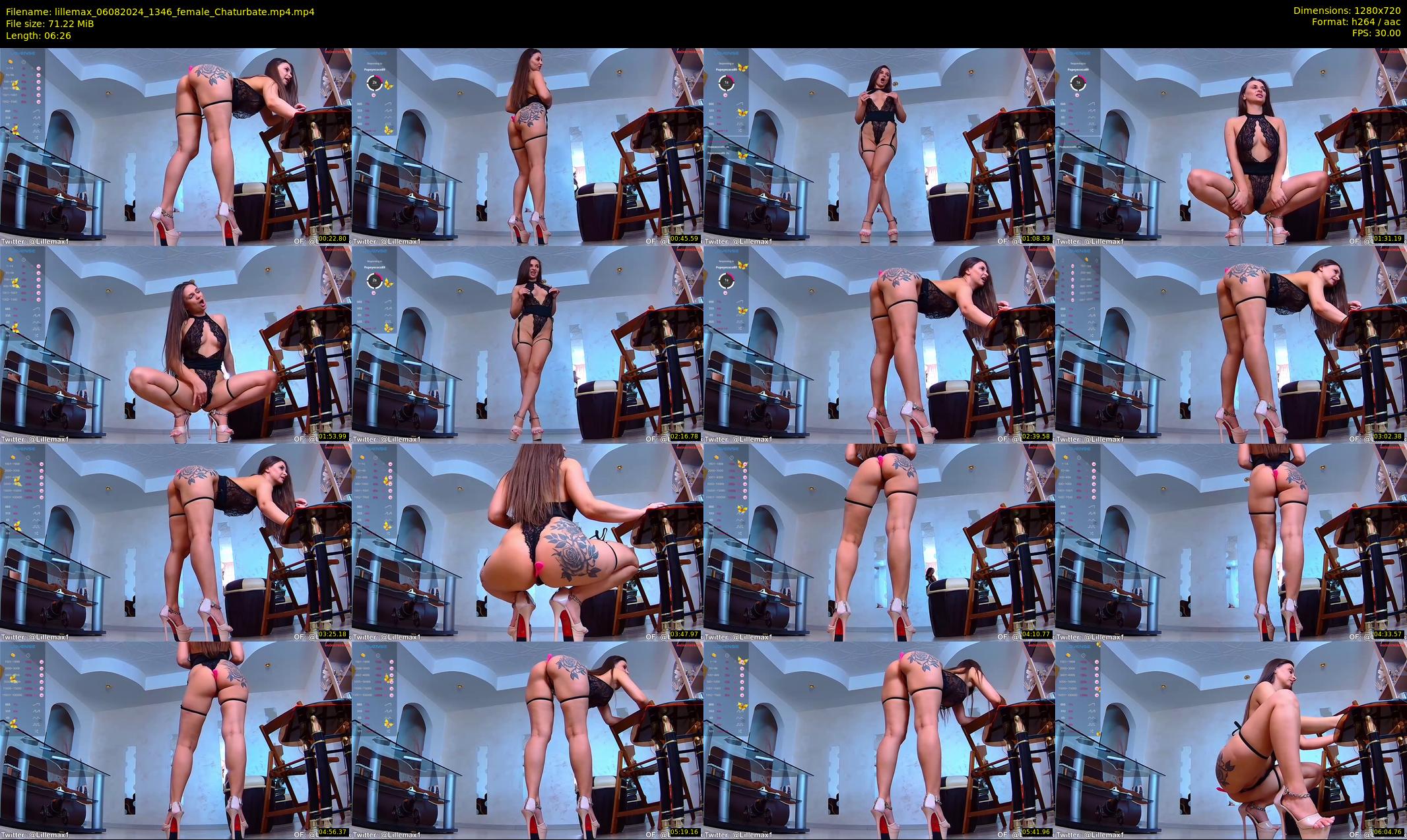 lillemax — 7 minute Chaturbate female cam show recording, 720p, Aug 6, 2024