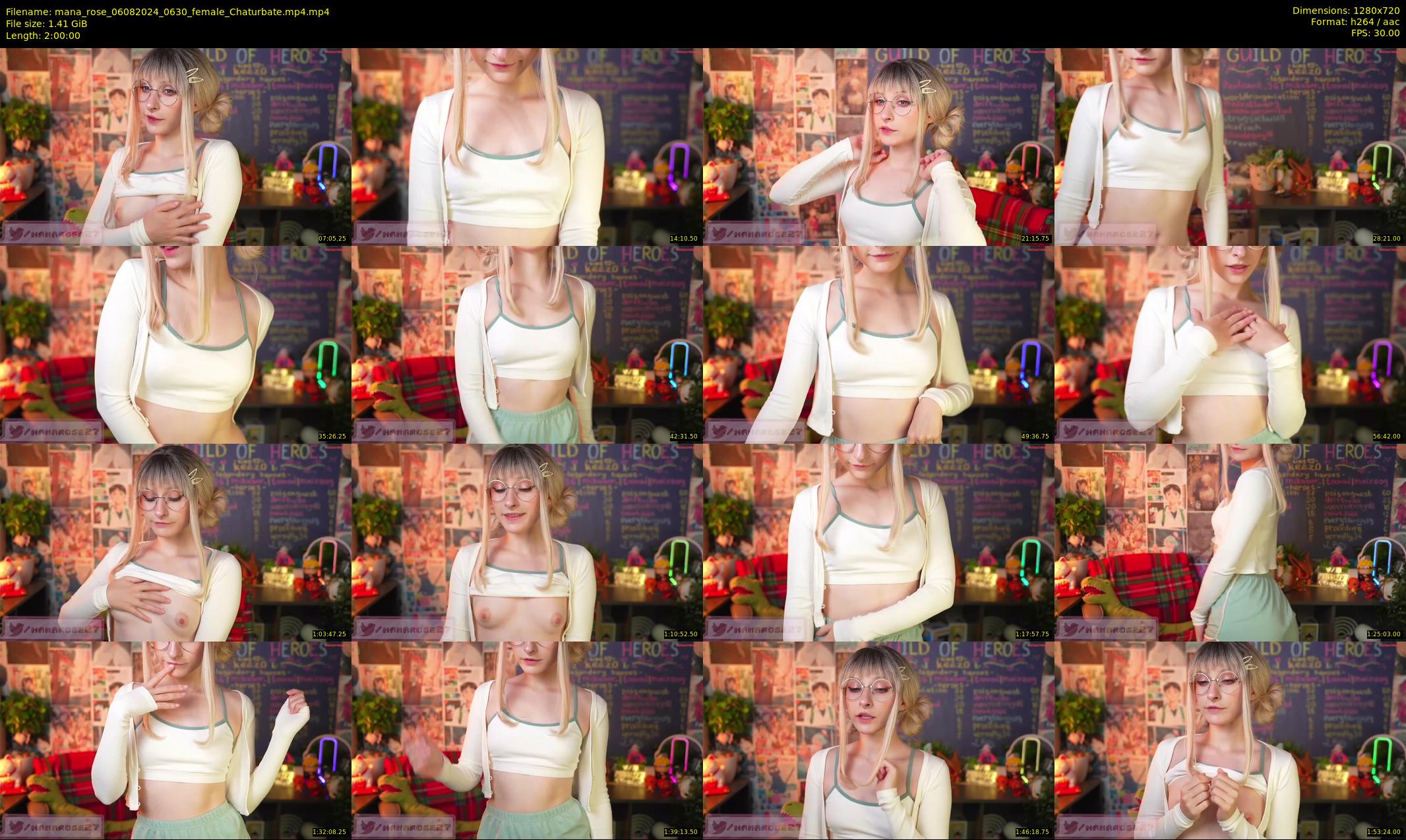mana_rose — 120 minute Chaturbate female cam show recording, 720p, Aug 6, 2024