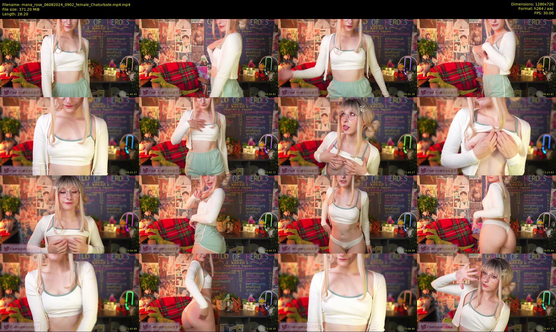 mana_rose — 29 minute Chaturbate female cam show recording, 720p, Aug 6, 2024