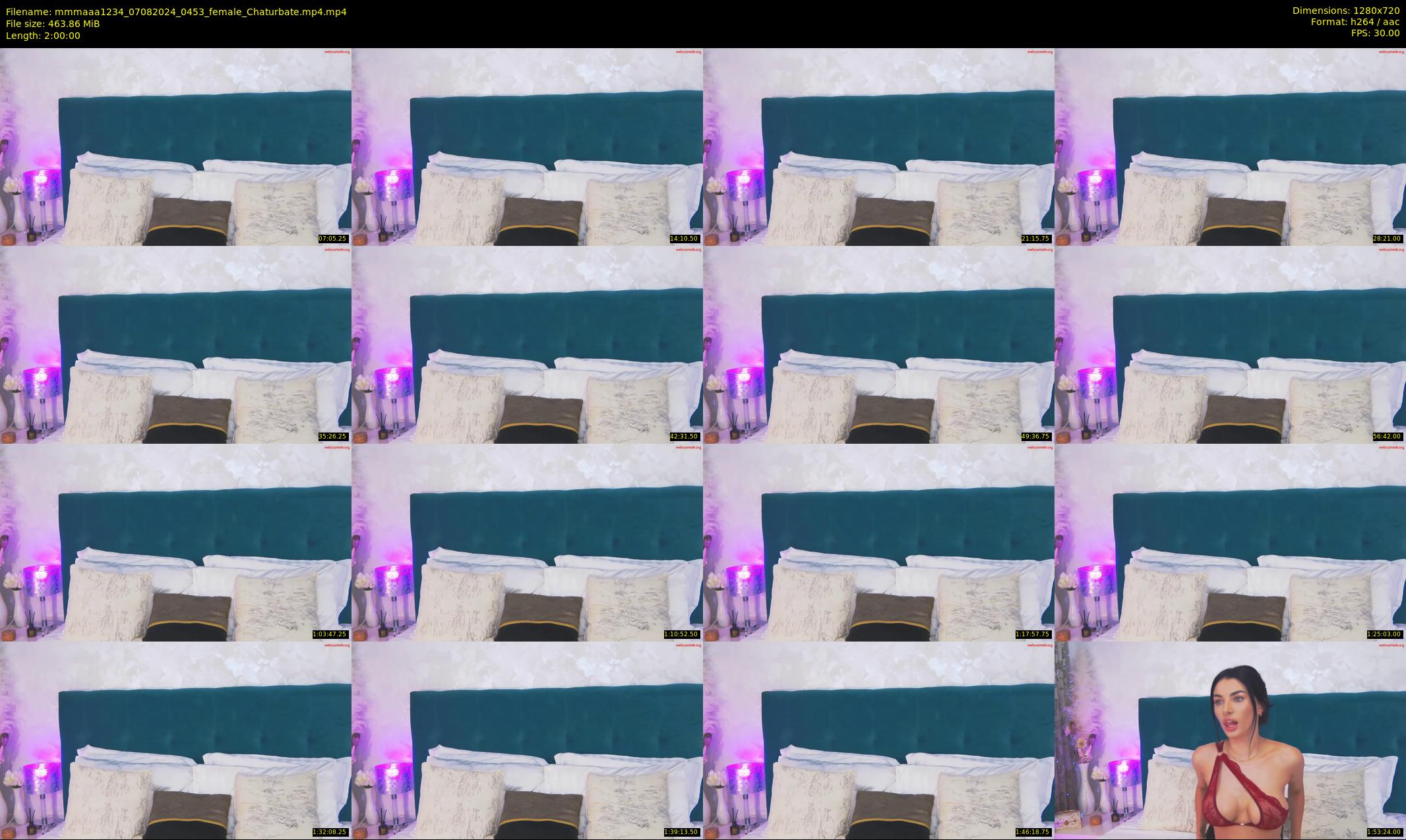 mmmaaa1234 — 120 minute Chaturbate female cam show recording, 720p, Aug 7, 2024