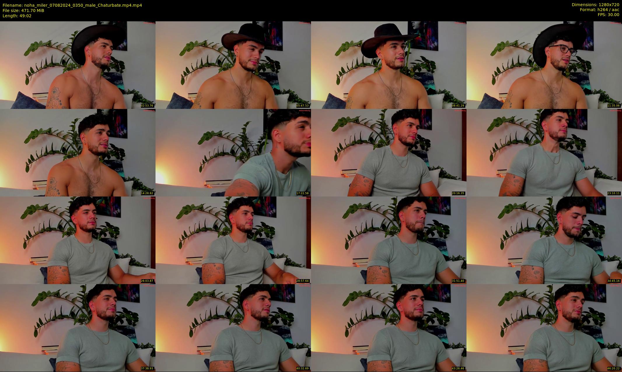 noha_miler — 50 minute Chaturbate male cam show recording, 720p, Aug 7, 2024