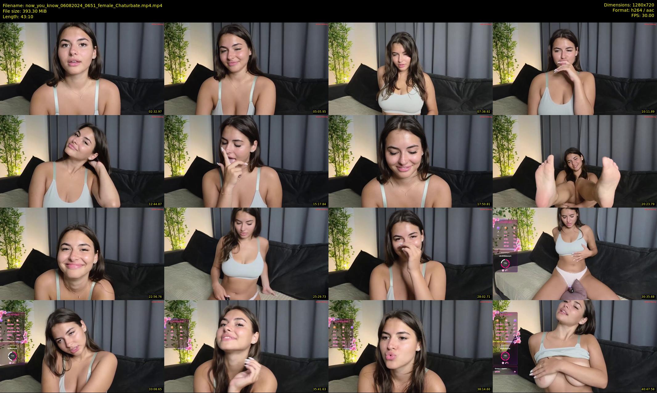 now_you_know — 44 minute Chaturbate female cam show recording, 720p, Aug 6, 2024