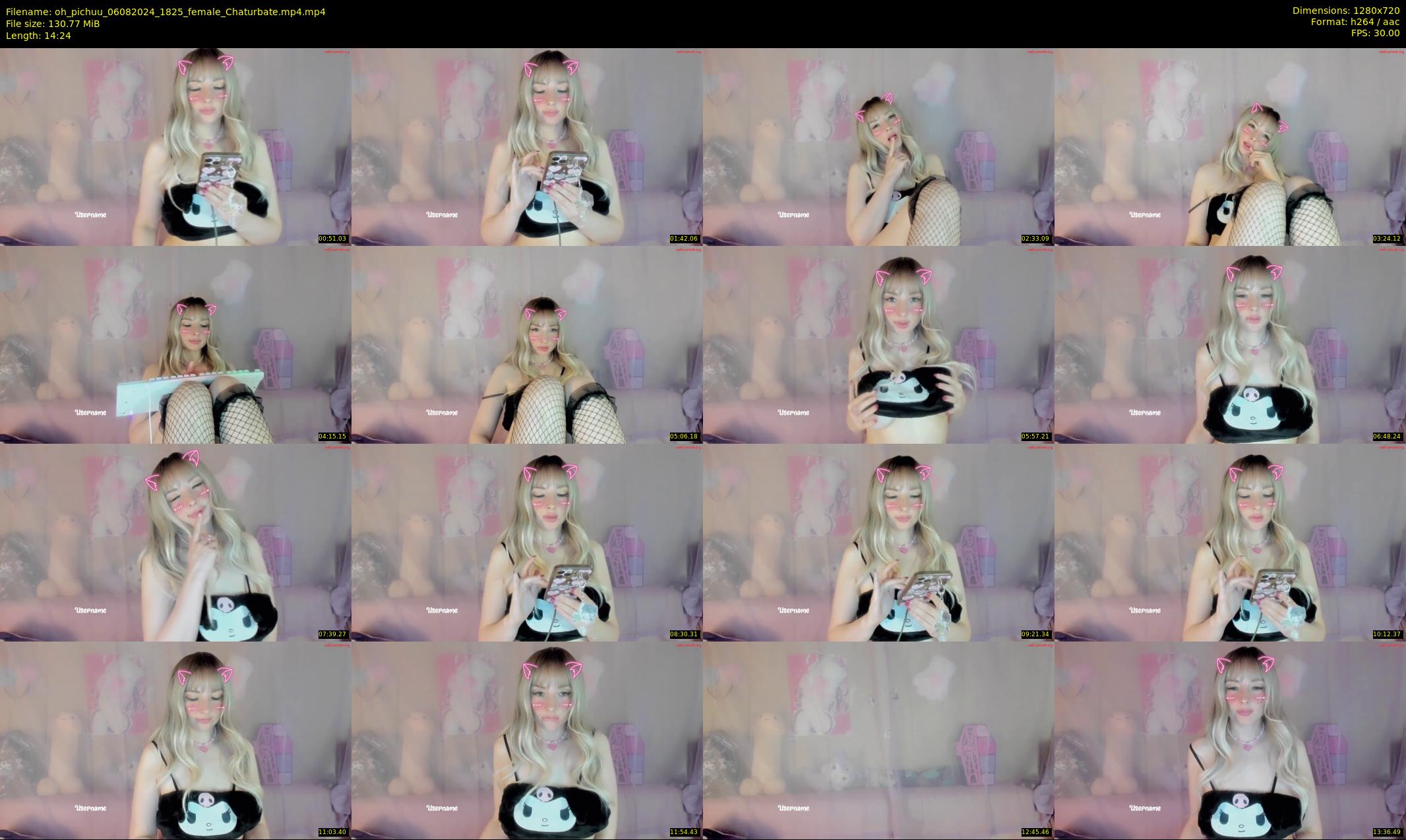oh_pichuu — 15 minute Chaturbate female cam show recording, 720p, Aug 6, 2024