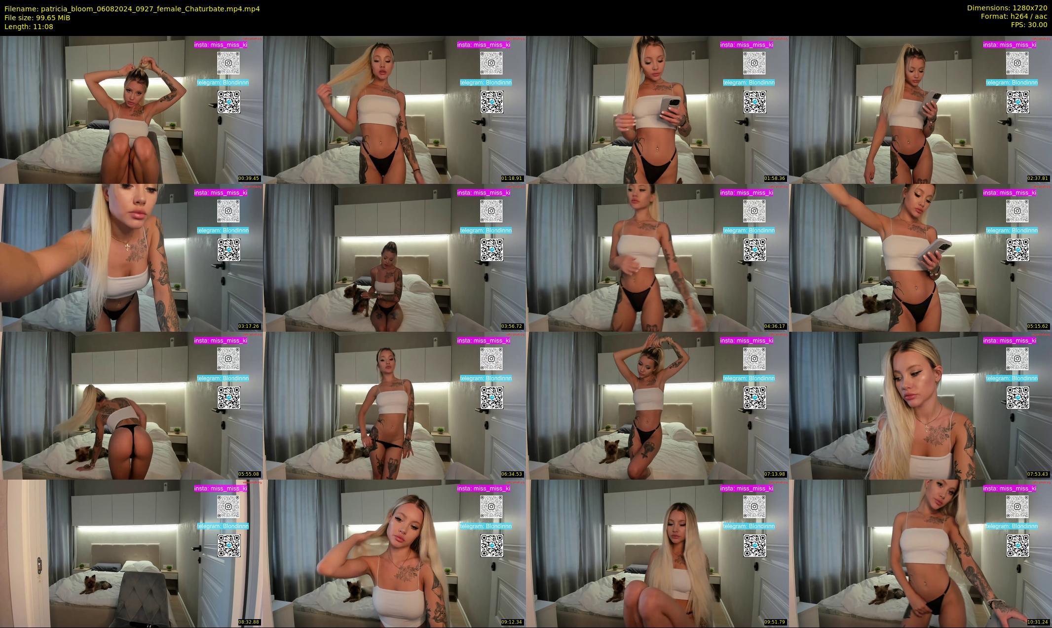 patricia_bloom — 12 minute Chaturbate female cam show recording, 720p, Aug 6, 2024