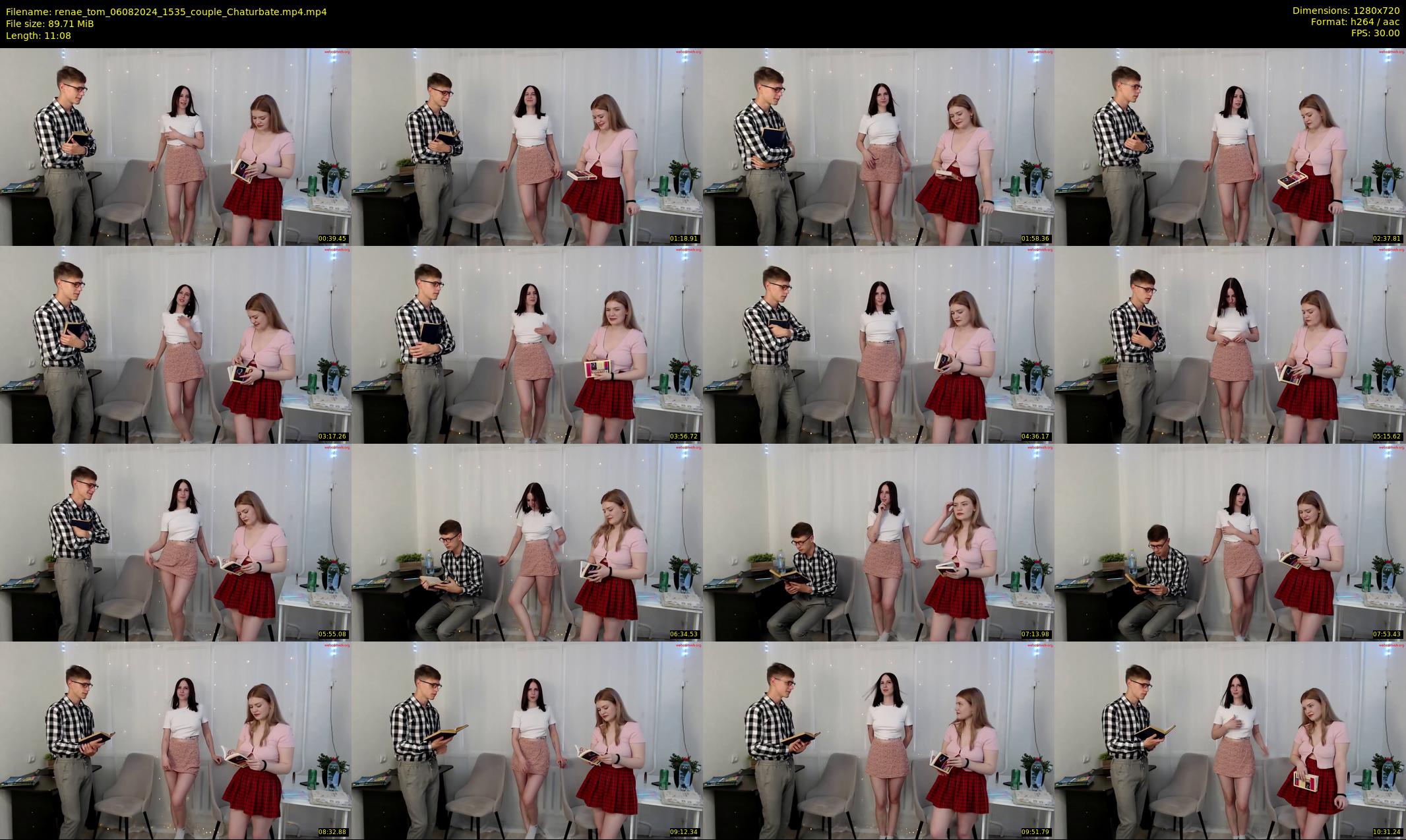 renae_tom — 12 minute Chaturbate couple cam show recording, 720p, Aug 6, 2024