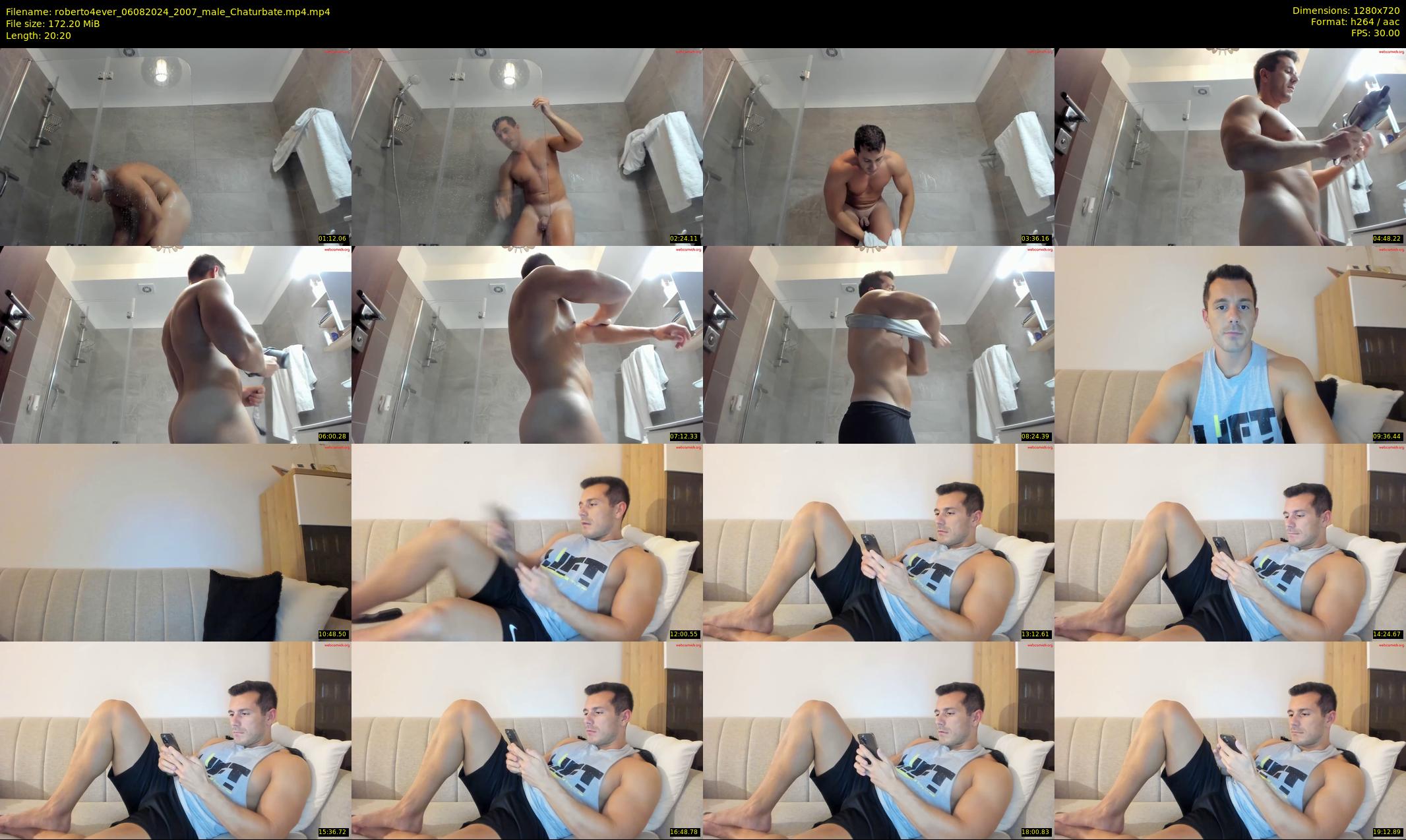 roberto4ever — 21 minute Chaturbate male cam show recording, 720p, Aug 6, 2024