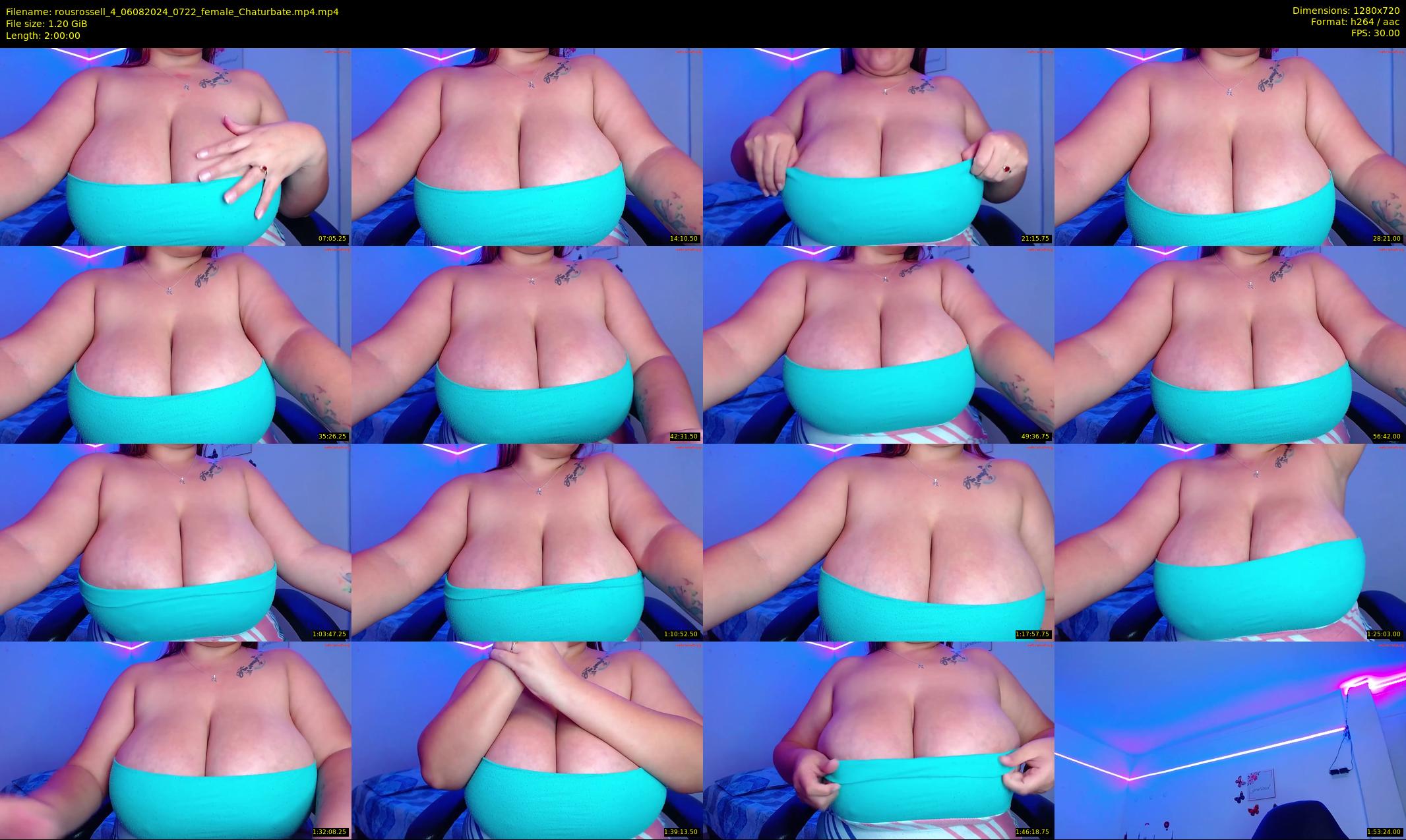 rousrossell_4 — 120 minute Chaturbate female cam show recording, 720p, Aug 6, 2024
